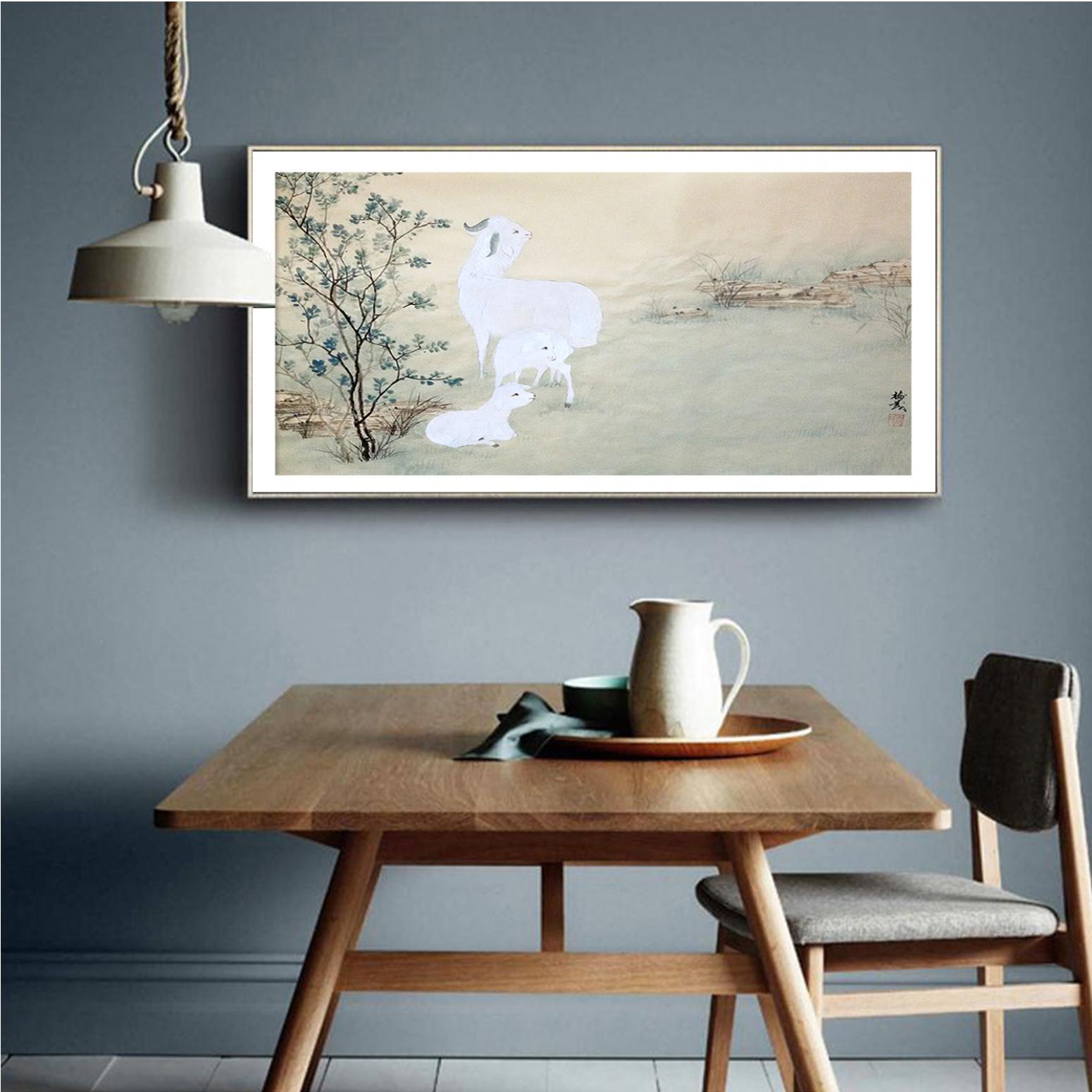 袁树茂国画作品《【羊羔】作者袁树茂》【图3】