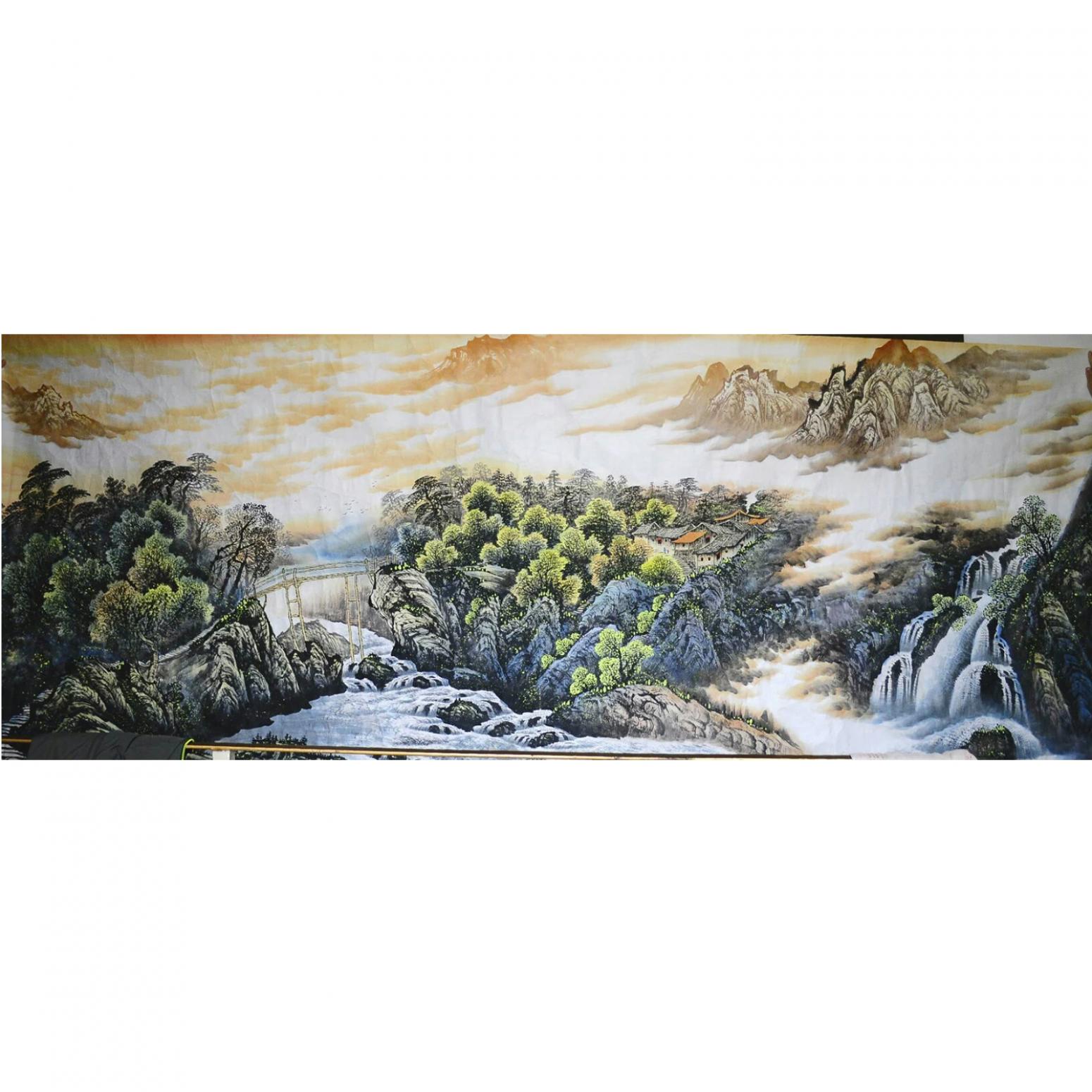 刘恒胜国画作品《【山水24】作者刘恒胜》