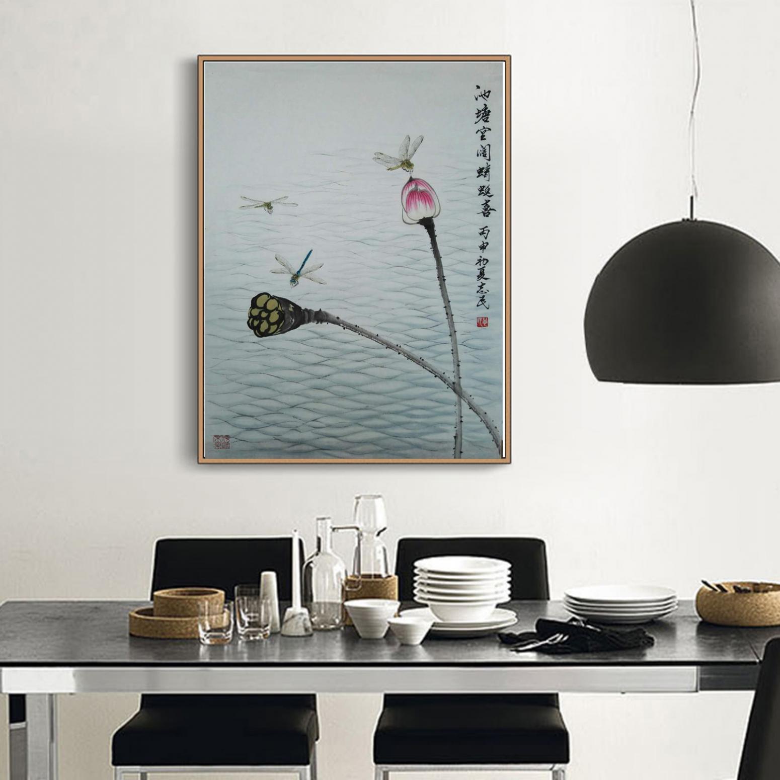 赵志民国画作品《【喜蜻蜓】作者赵志民》【图3】