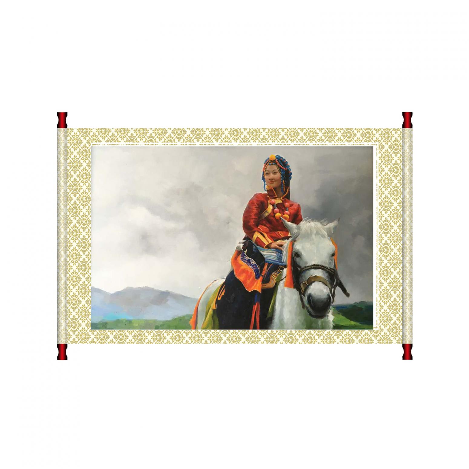 周海波油画作品《【又见春风】作者周海波》【图1】