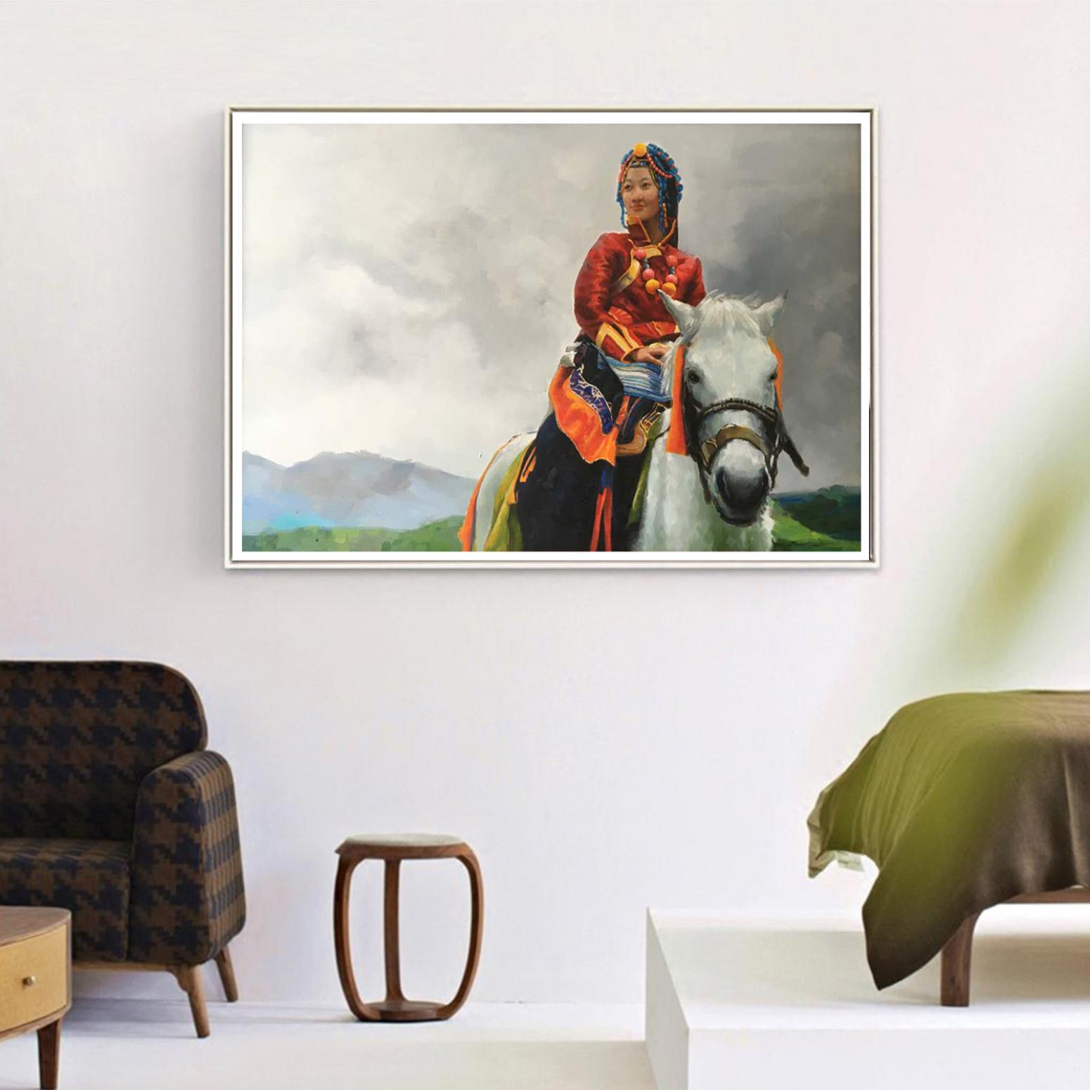 周海波油画作品《【又见春风】作者周海波》【图3】