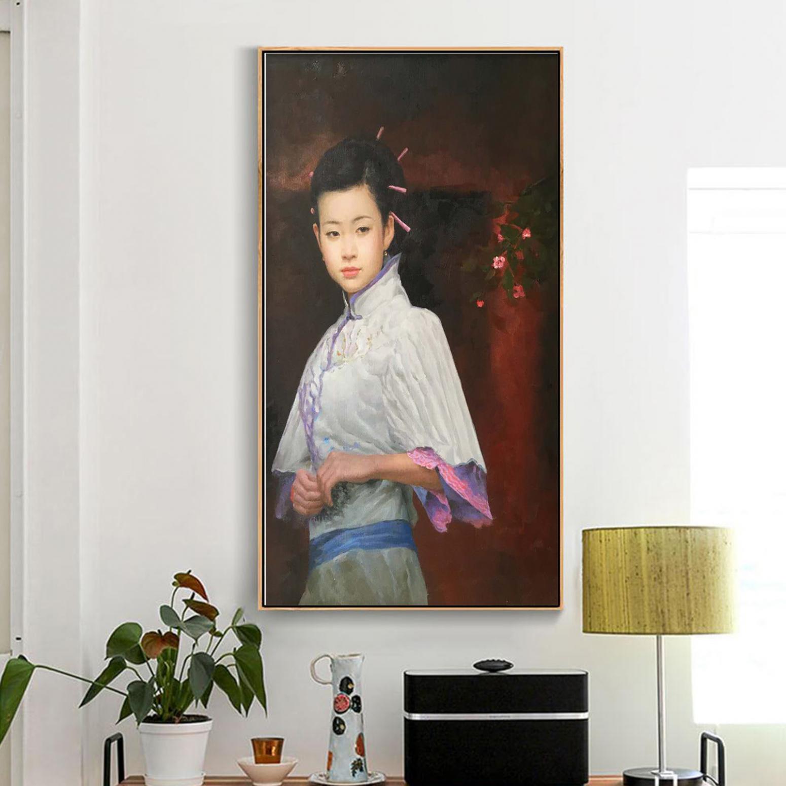 周海波油画作品《【墙外】作者周海波》【图3】