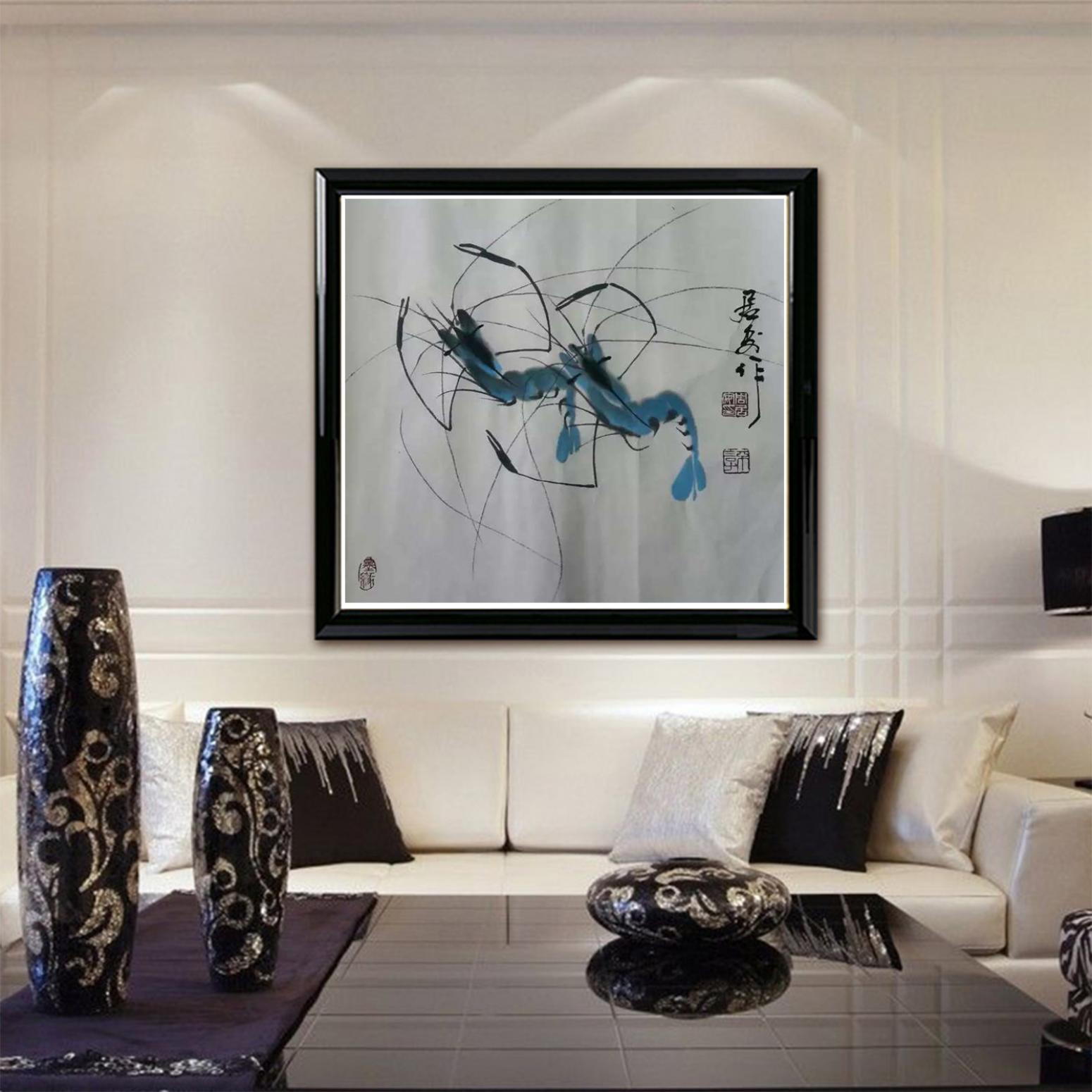 周居安国画作品《【相亲相爱】作者周居安》【图3】