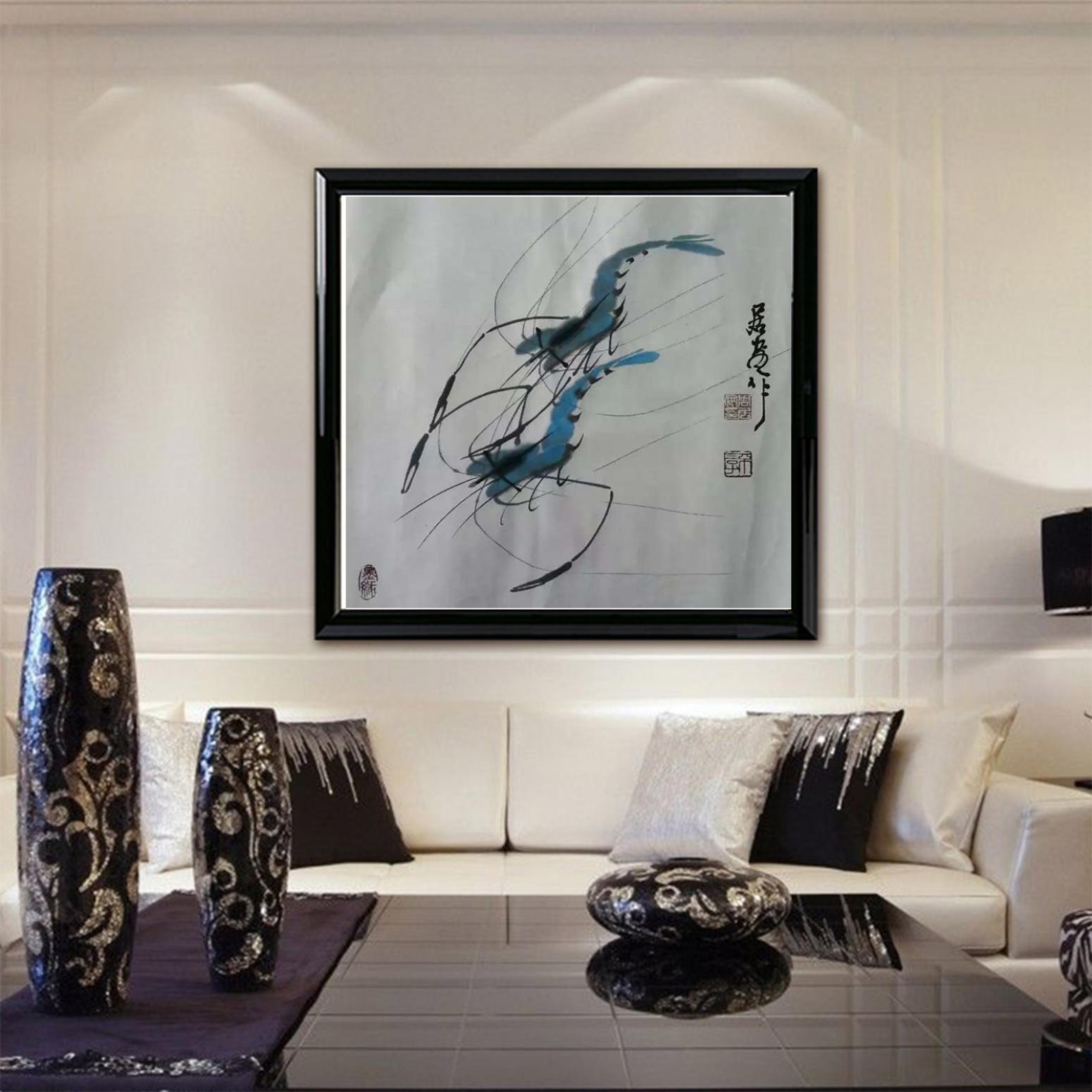 周居安国画作品《【成双成对2】作者周居安》【图3】