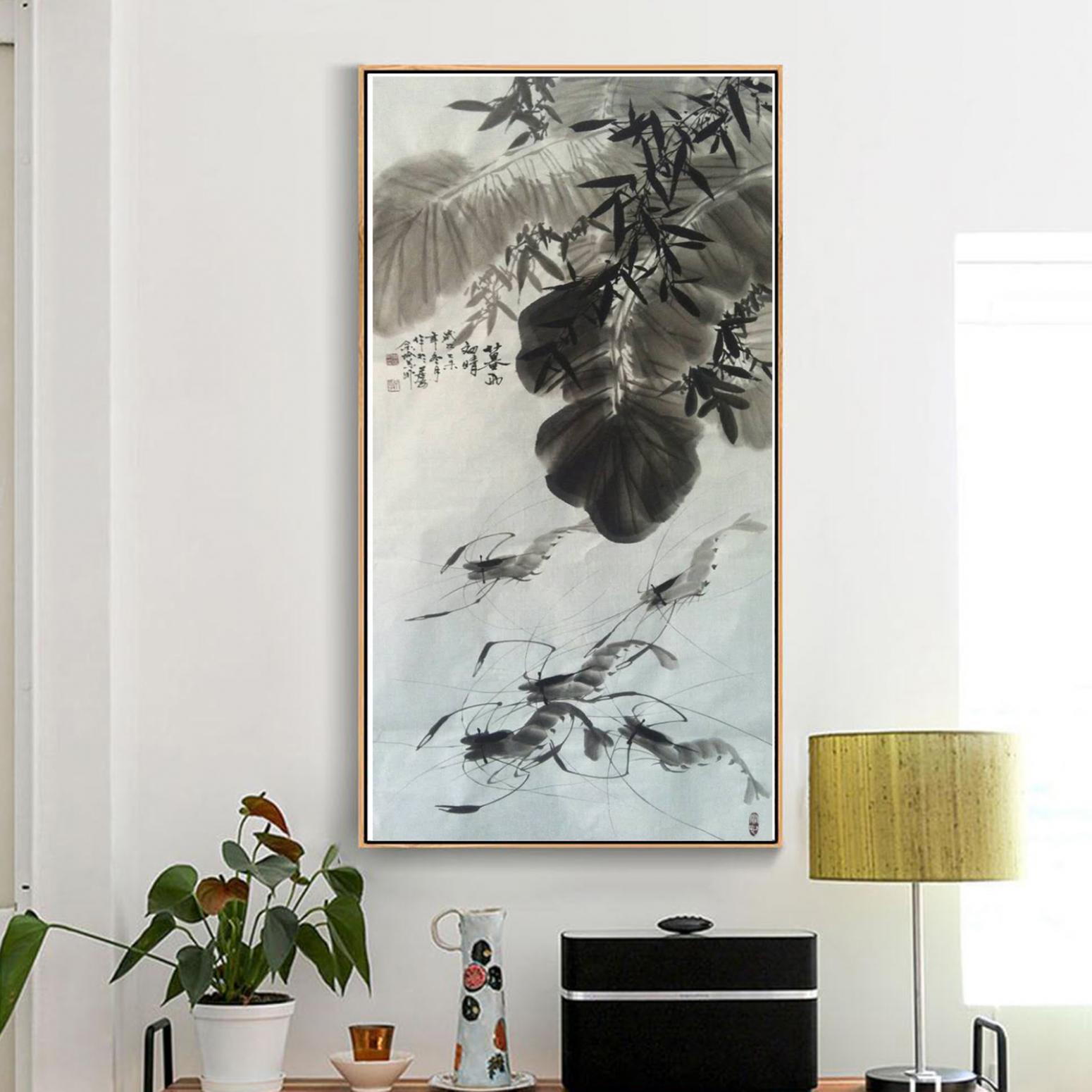 周居安国画作品《【芭蕉情】作者周居安》【图3】