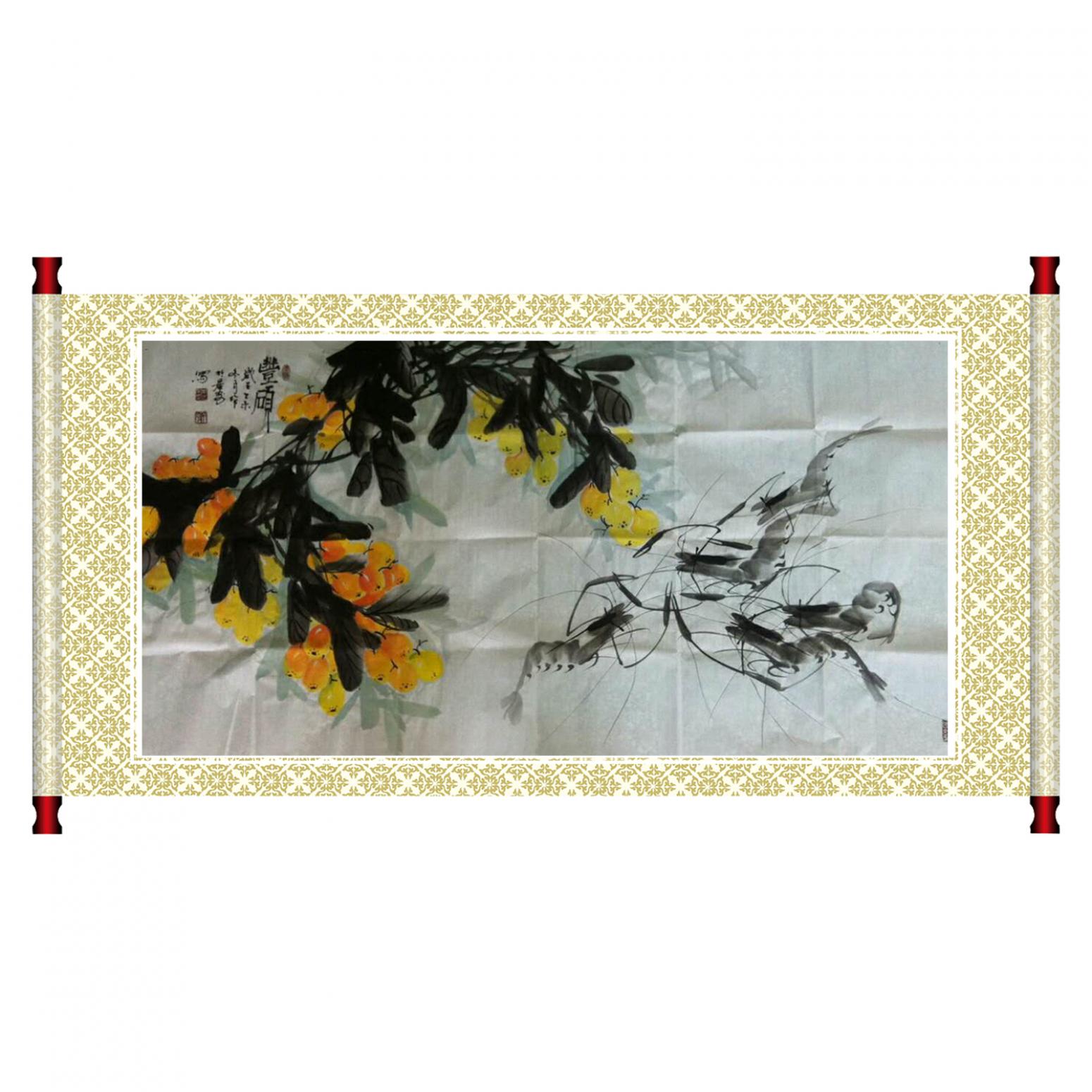 周居安国画作品《【丰硕年】作者周居安》【图1】