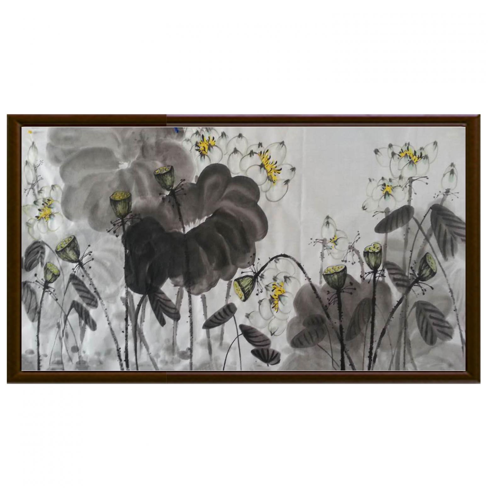 周居安国画作品《【莲子】作者周居安》【图2】