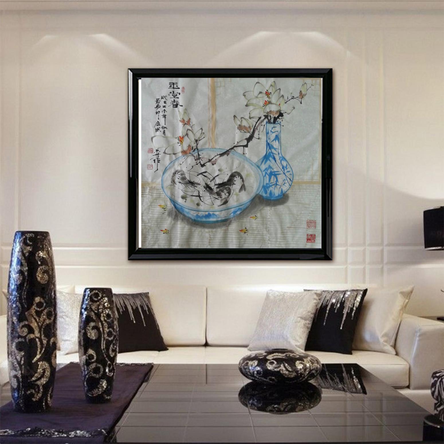 周居安国画作品《【玉堂春】作者周居安》【图3】