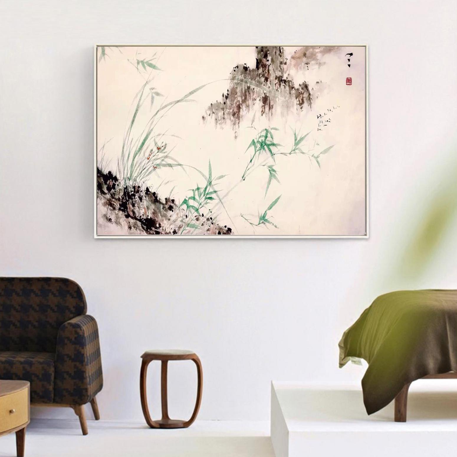 周牧天国画作品《【雾山袅绕】作者周牧天》【图3】