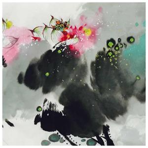 徐国人国画作品《【花1】作者徐国人》价格9600.00元