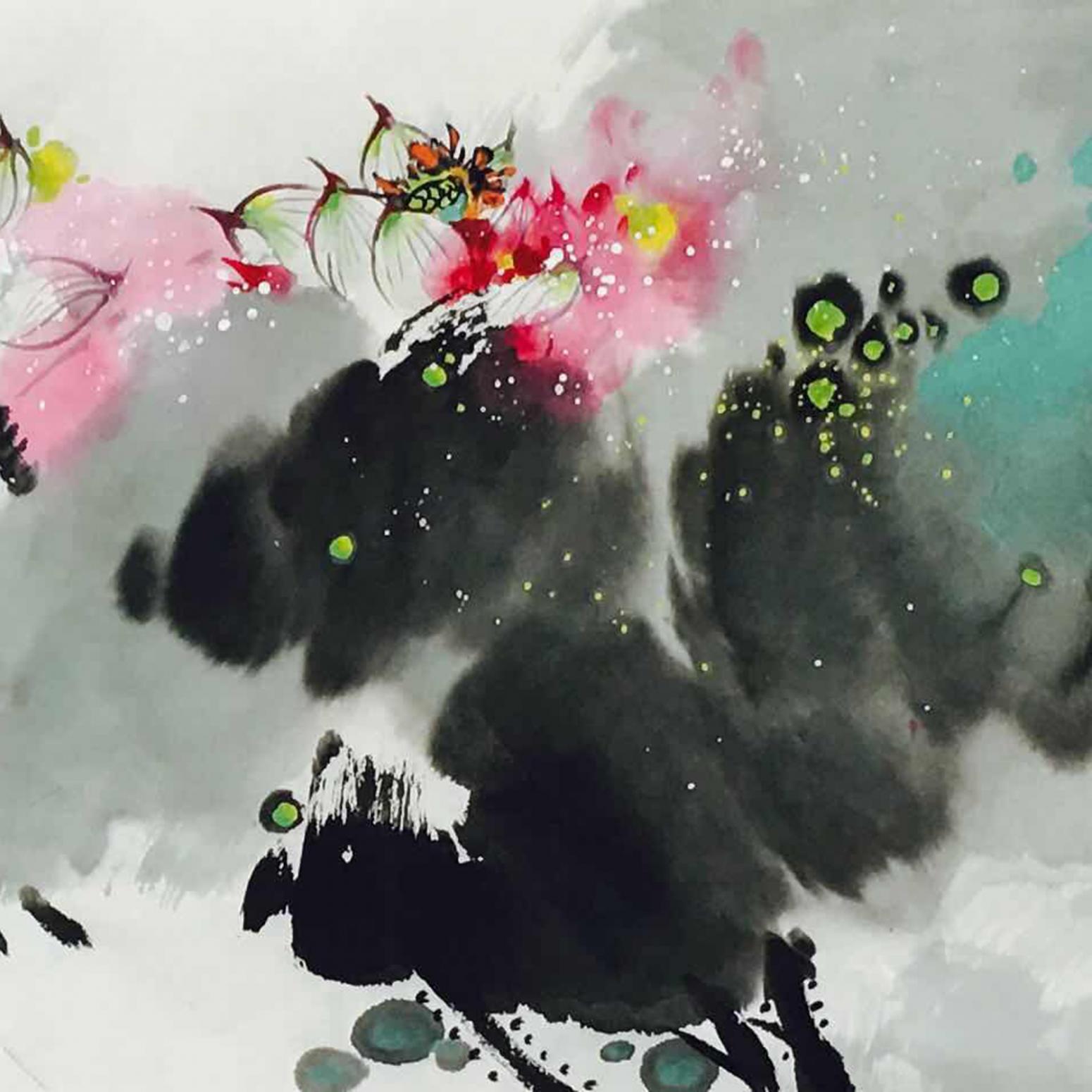 徐国人国画作品《【花1】作者徐国人》【图0】