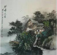 艺术家刘剑刚日记:湖畔人家,刘剑刚作品【图0】