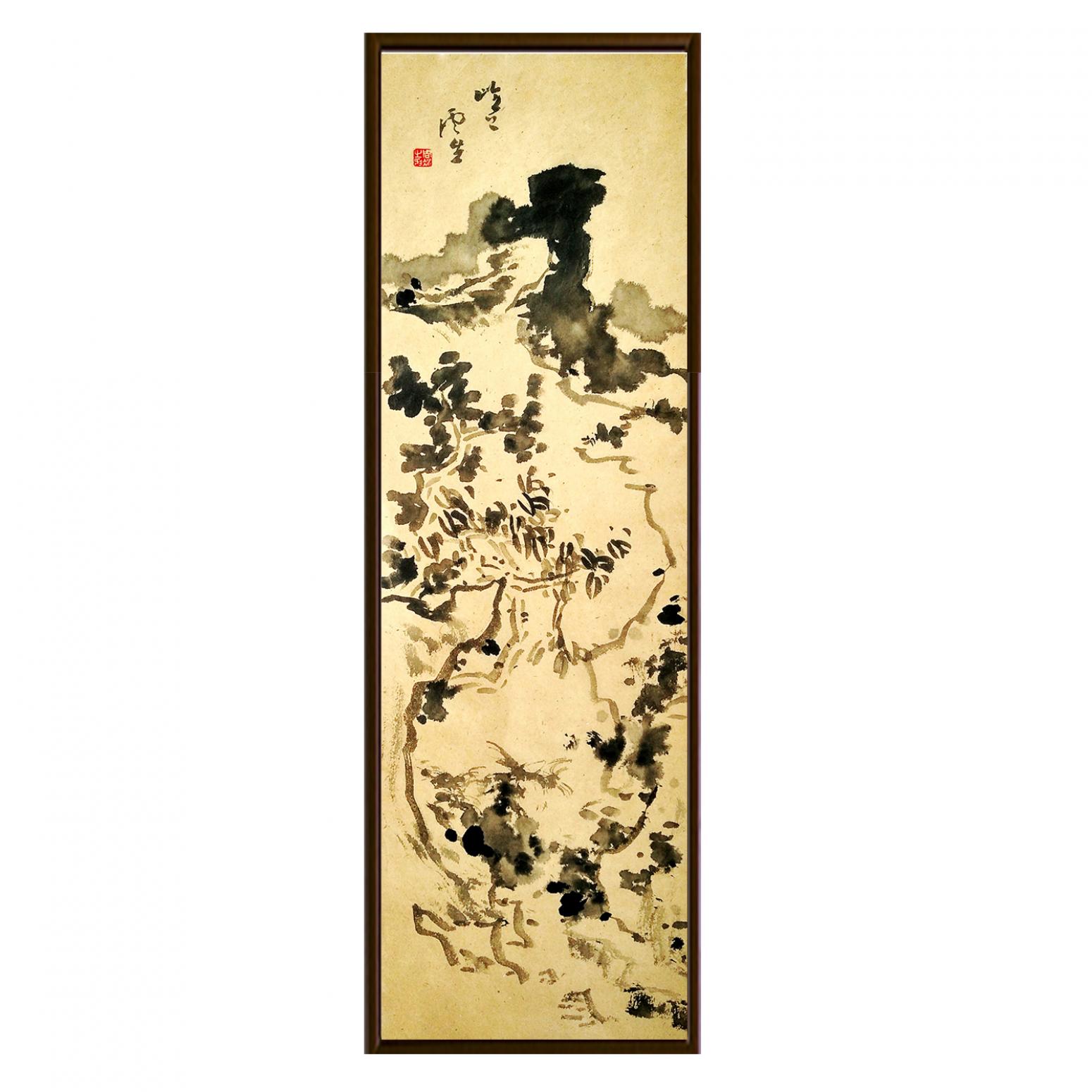 周现宏国画作品《【仿古小条幅万里无踪】作者周现宏》【图2】