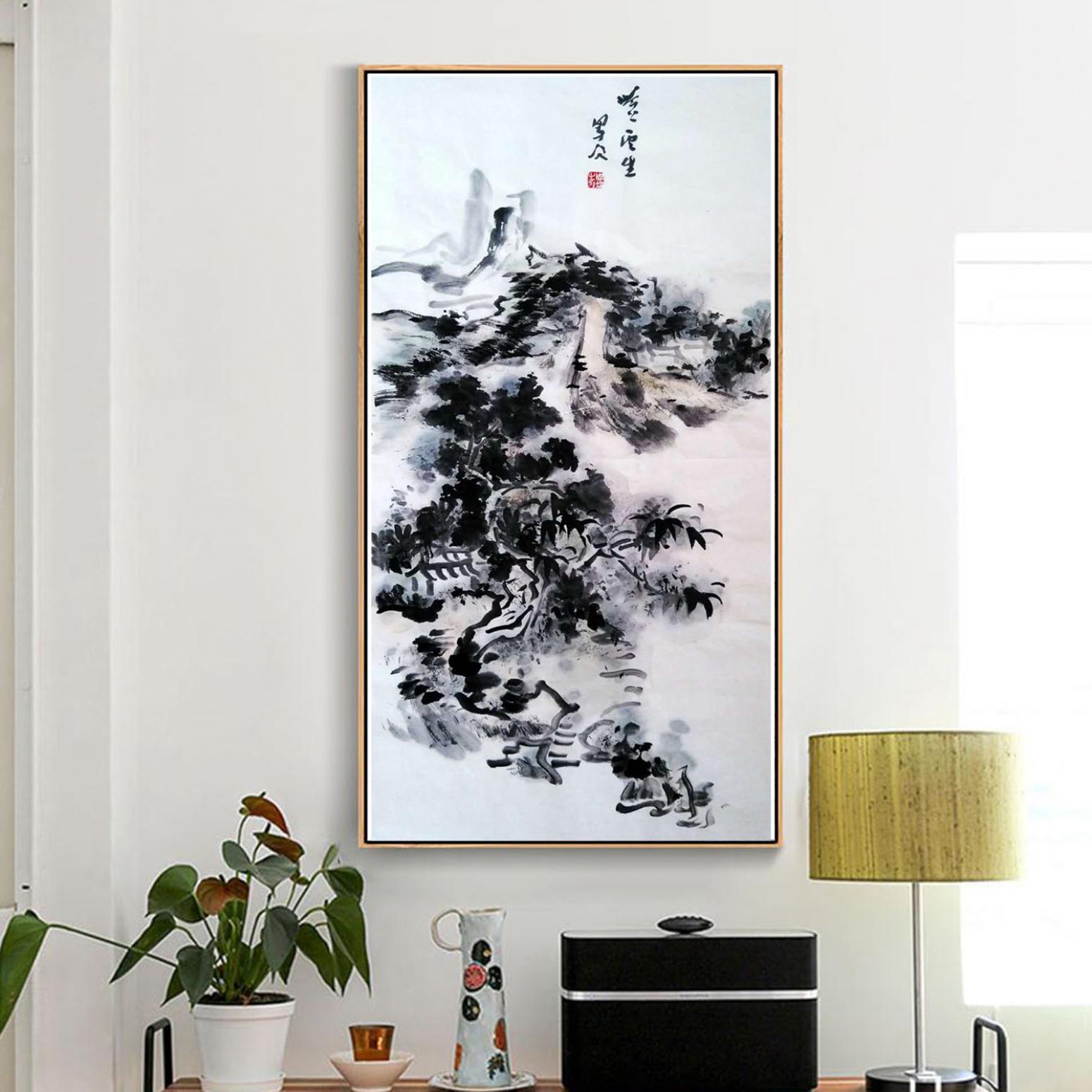 周现宏国画作品《【康庄大道】作者周现宏》【图3】