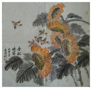 周祯国画作品《【金秋】作者周祯》价格720.00元