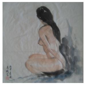 周祯国画作品《【背影】作者周祯》价格720.00元