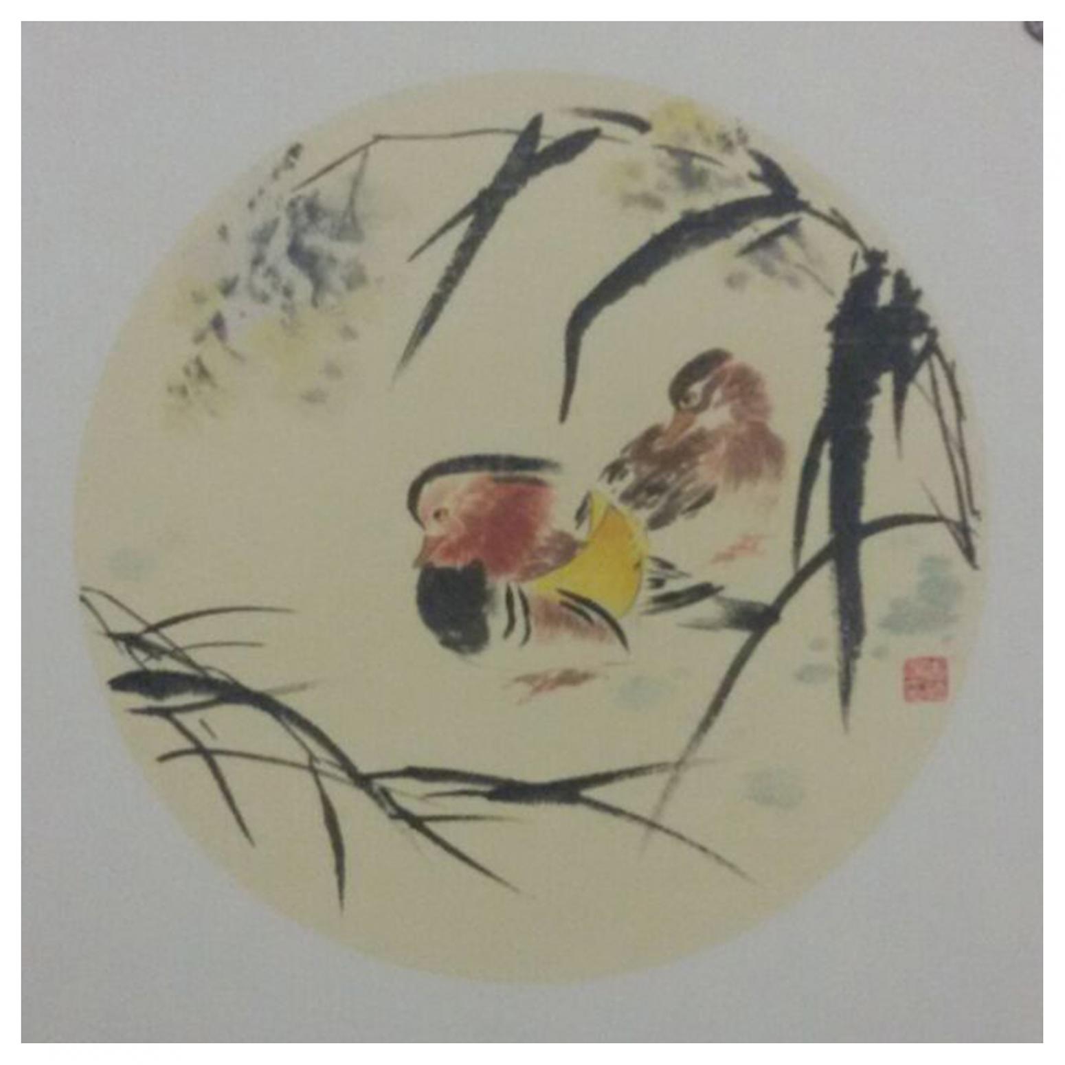 朱德宾国画作品《【花鸟1】作者朱德宾》