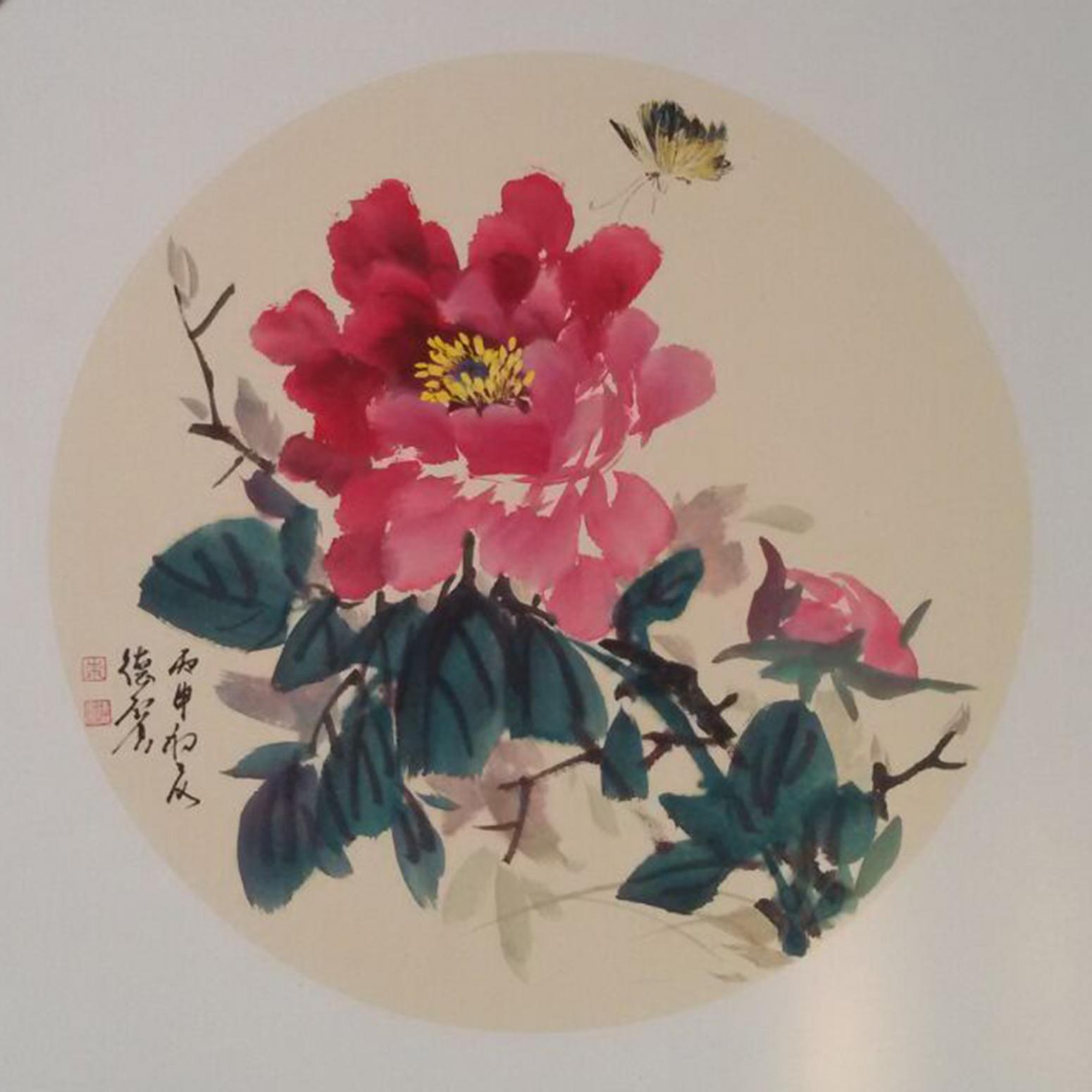 朱德宾国画作品《【花鸟5】作者朱德宾》【图0】