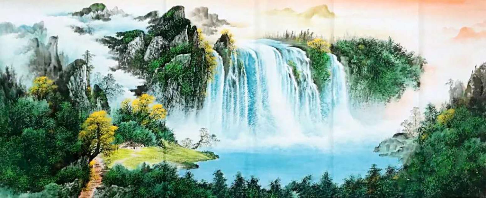 刘慧敏国画作品《【山水3】作者刘慧敏》【图0】