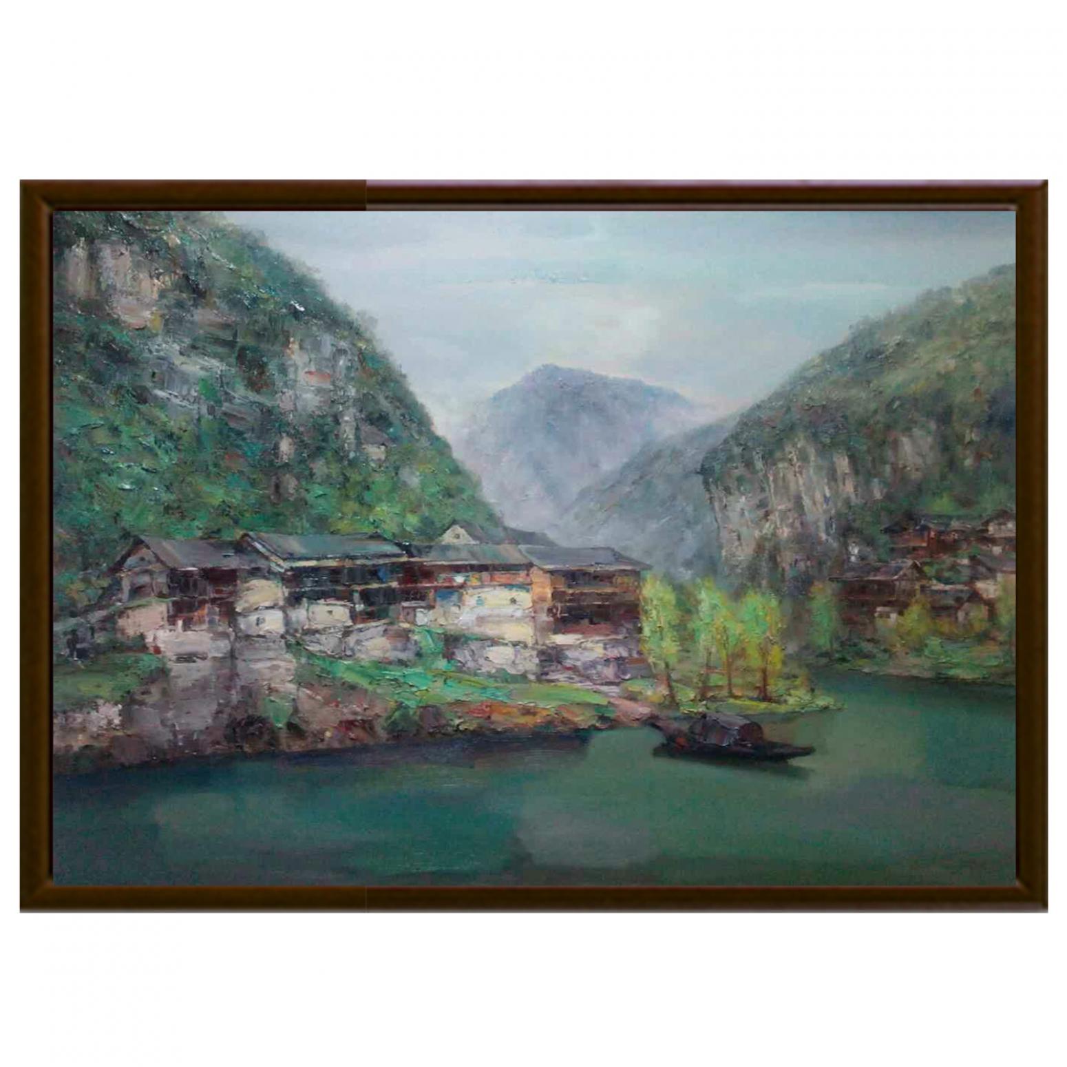 朱明油画作品《【绿洲】作者朱明》【图2】