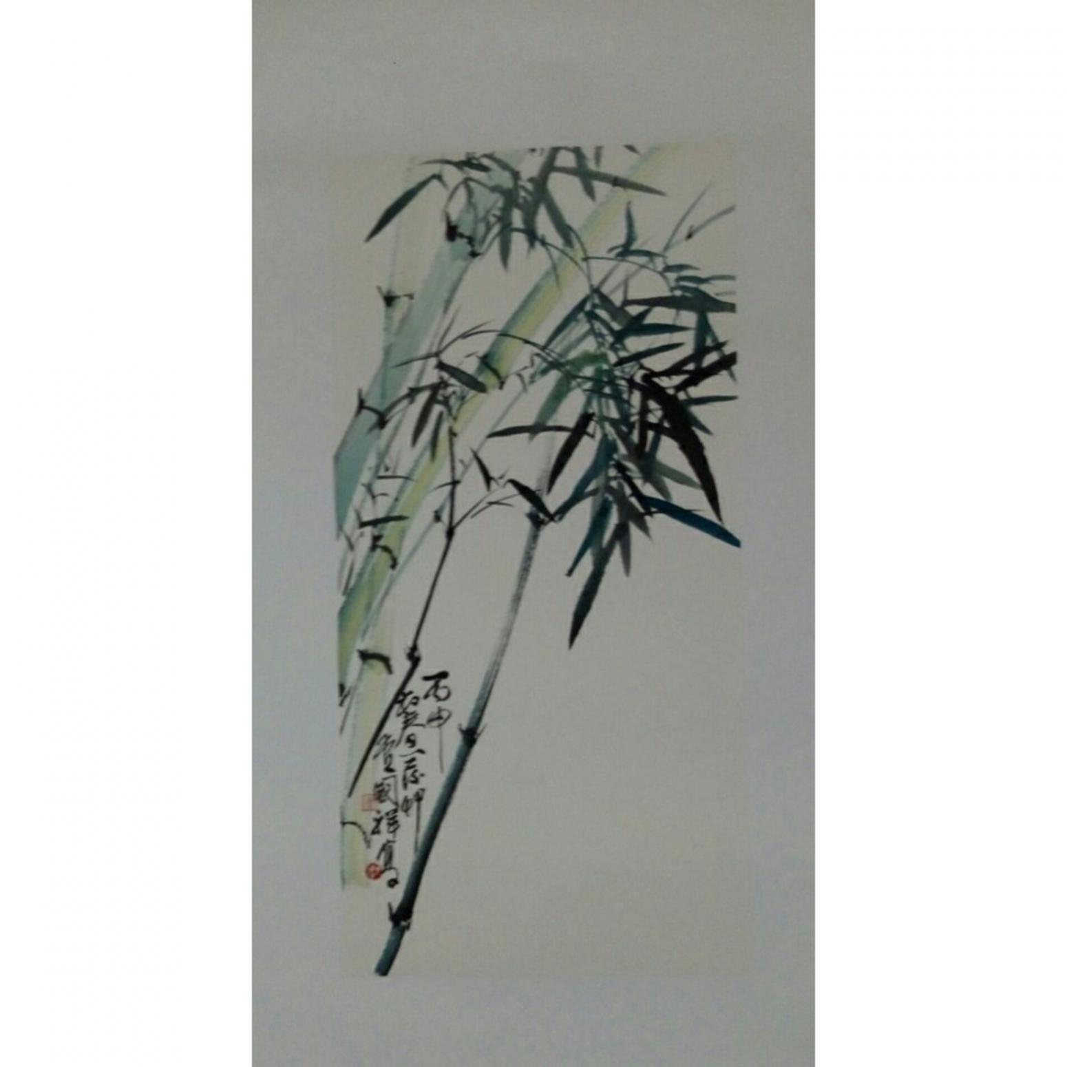 丁国祥国画作品《【竹子3】作者丁国祥》