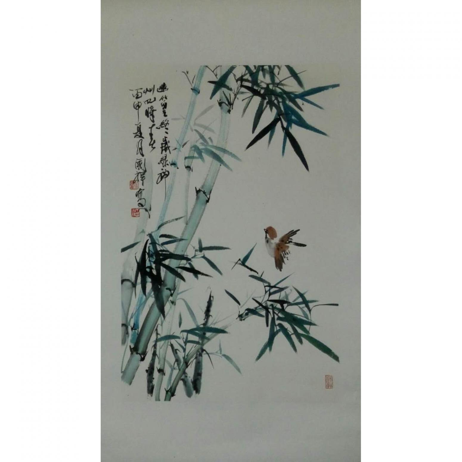 丁国祥国画作品《【竹子7】作者丁国祥》