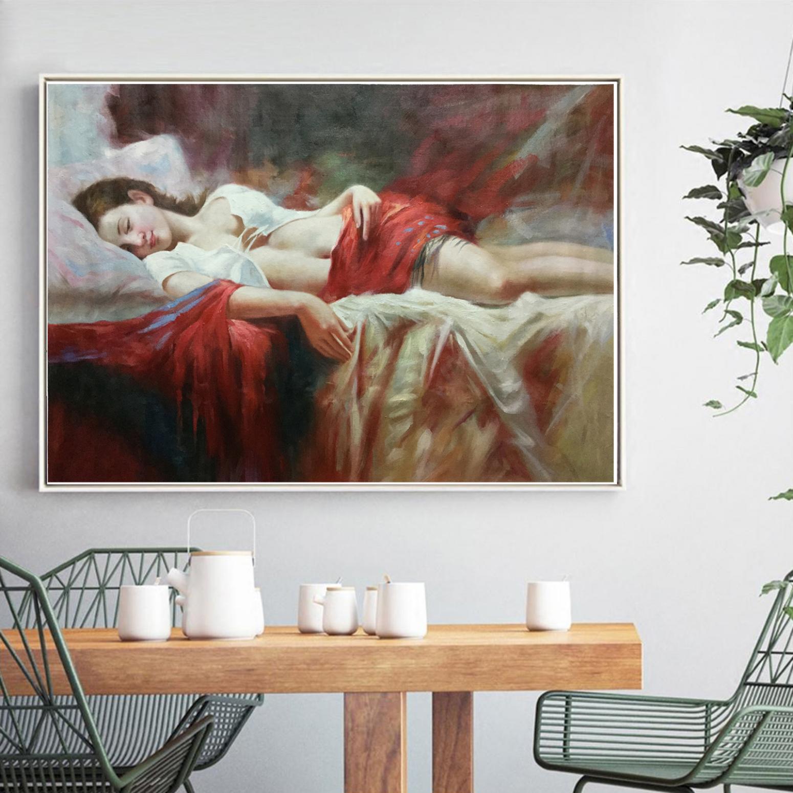 朱世想油画作品《【乱是佳人】作者朱世想 临摹》【图3】