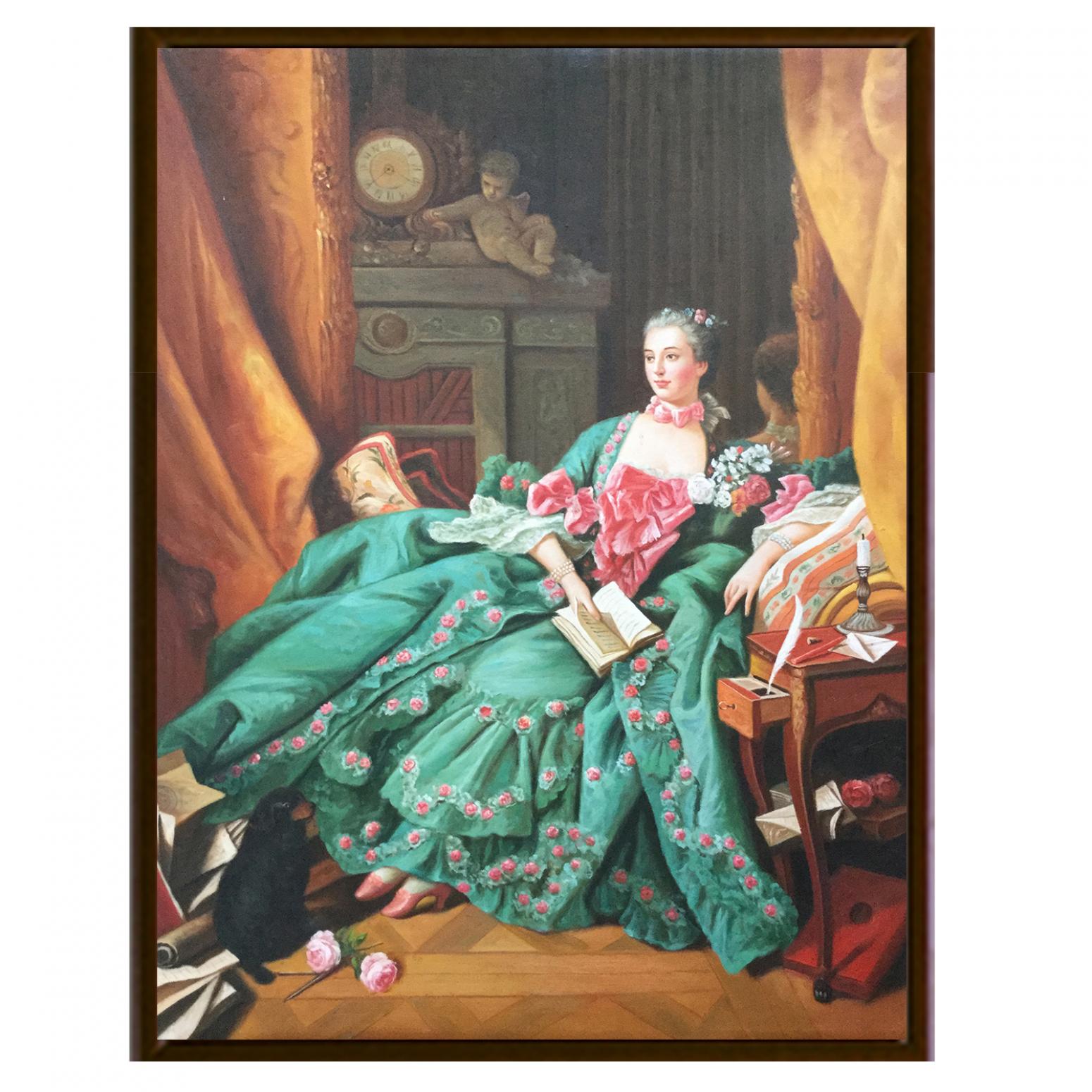 朱世想油画作品《【卧榻】作者朱世想 临摹》【图2】