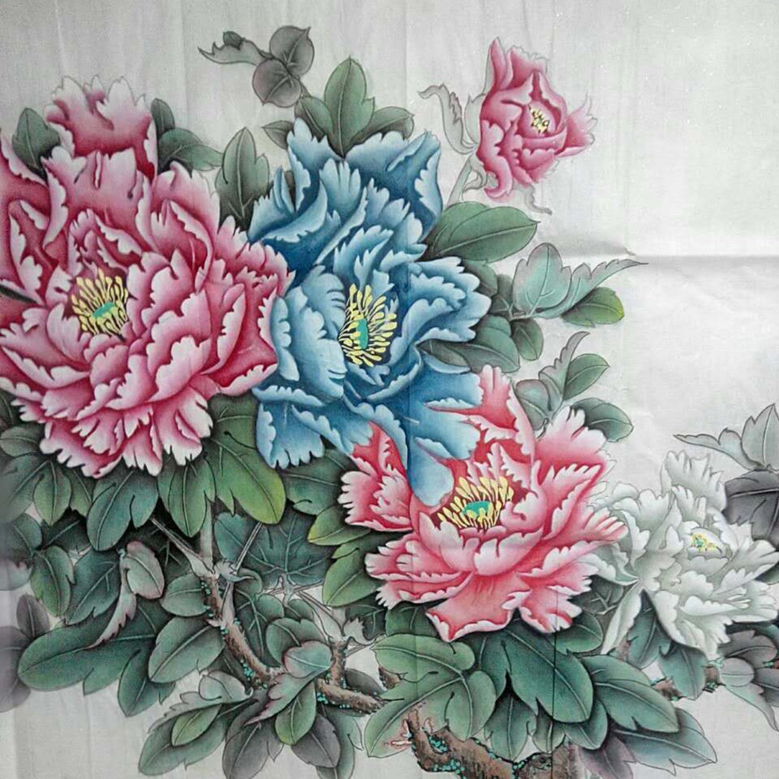 刘安同国画作品《【牡丹5】作者刘安同》【图0】