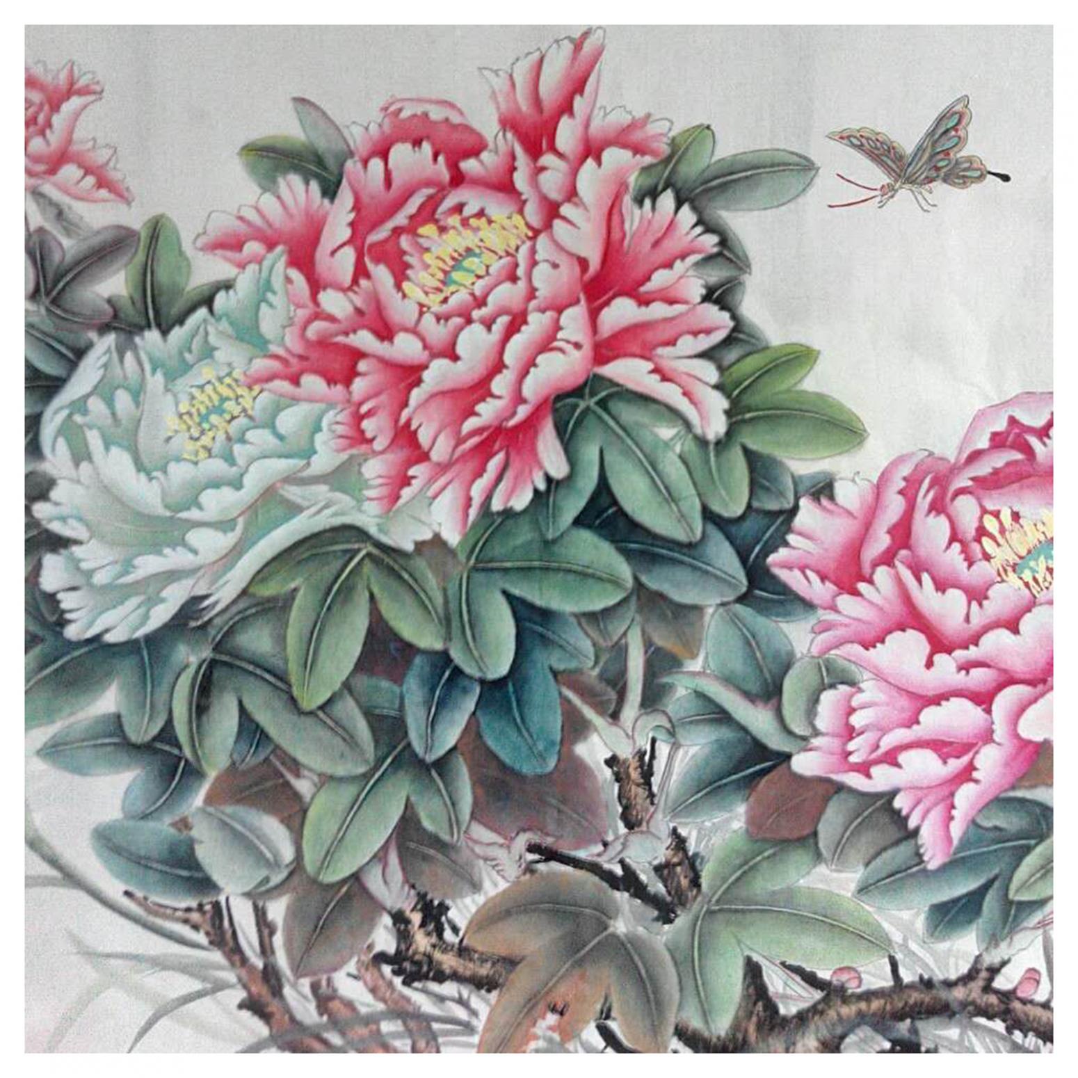 刘安同国画作品《【牡丹6】作者刘安同》