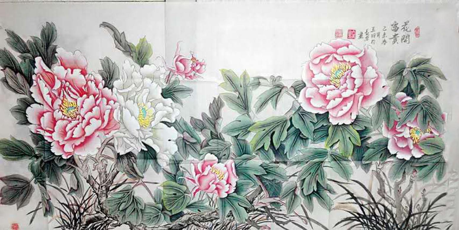 刘安同国画作品《【牡丹7】作者刘安同》【图0】