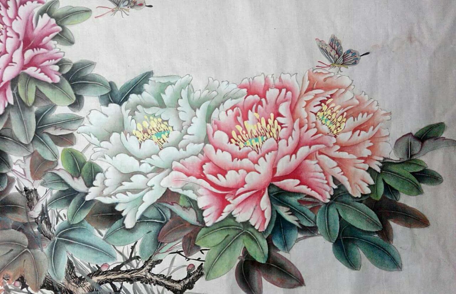 刘安同国画作品《【牡丹8】作者刘安同》【图0】