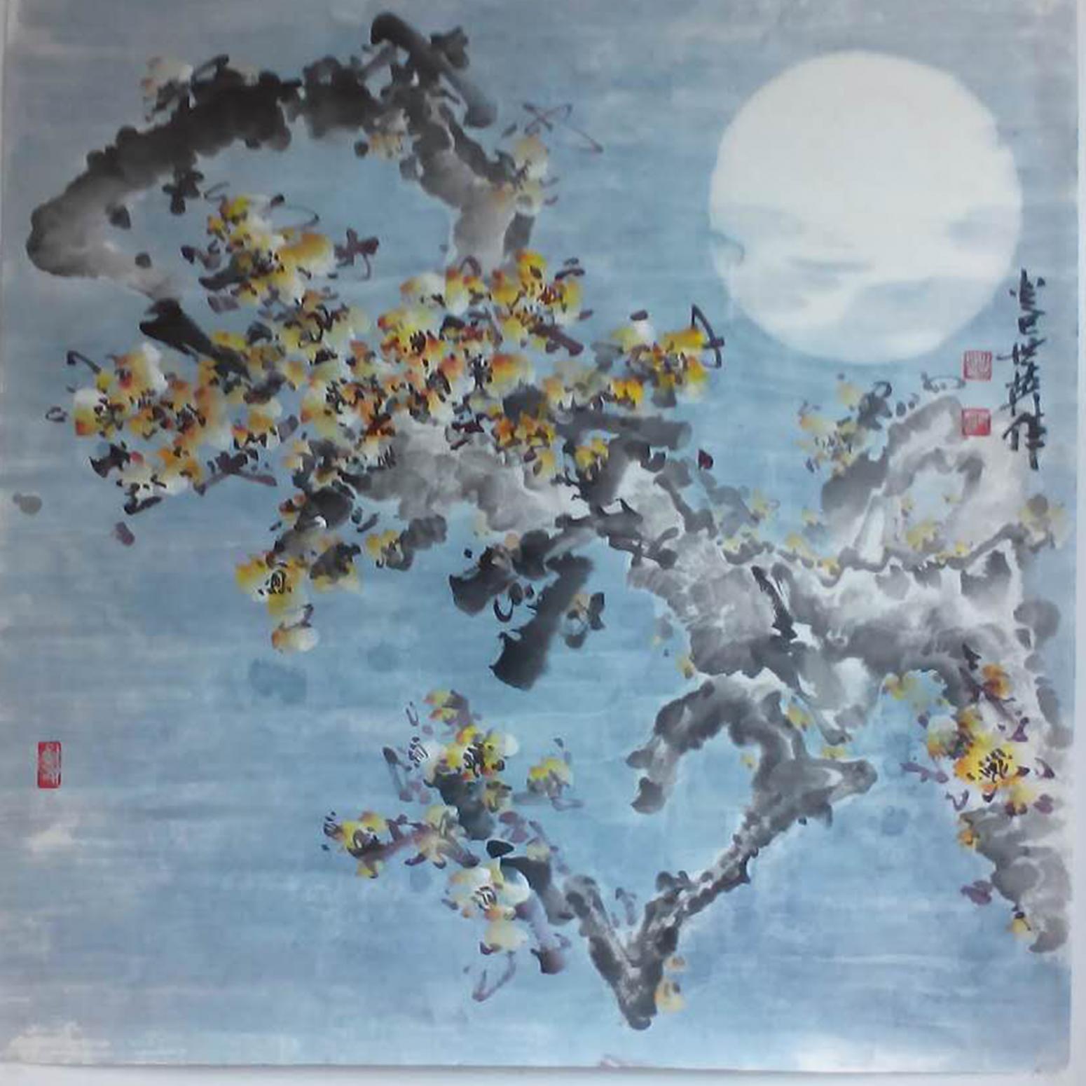 毛世英国画作品《【花鸟1】作者毛世英》【图0】