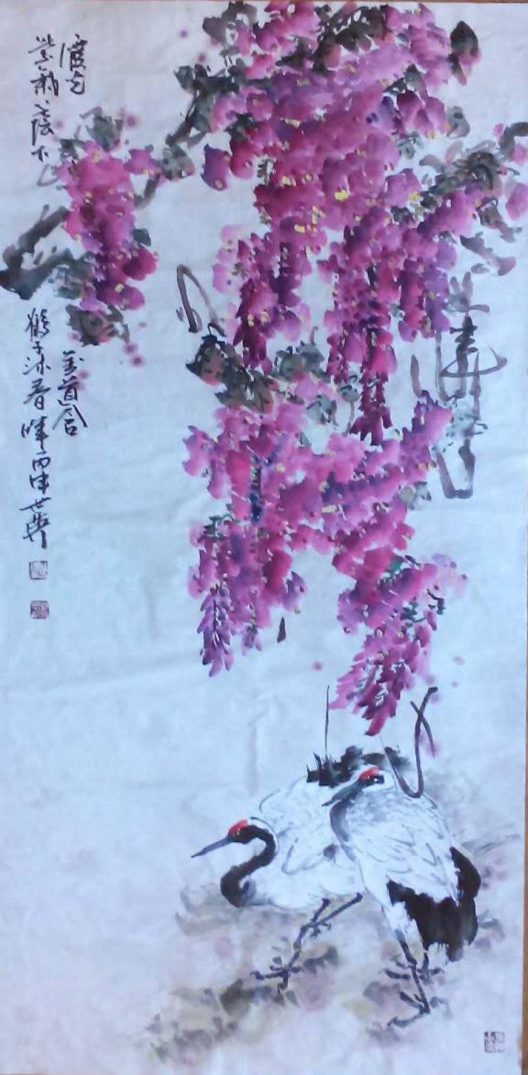 毛世英国画作品《【花鸟4】作者毛世英》【图0】