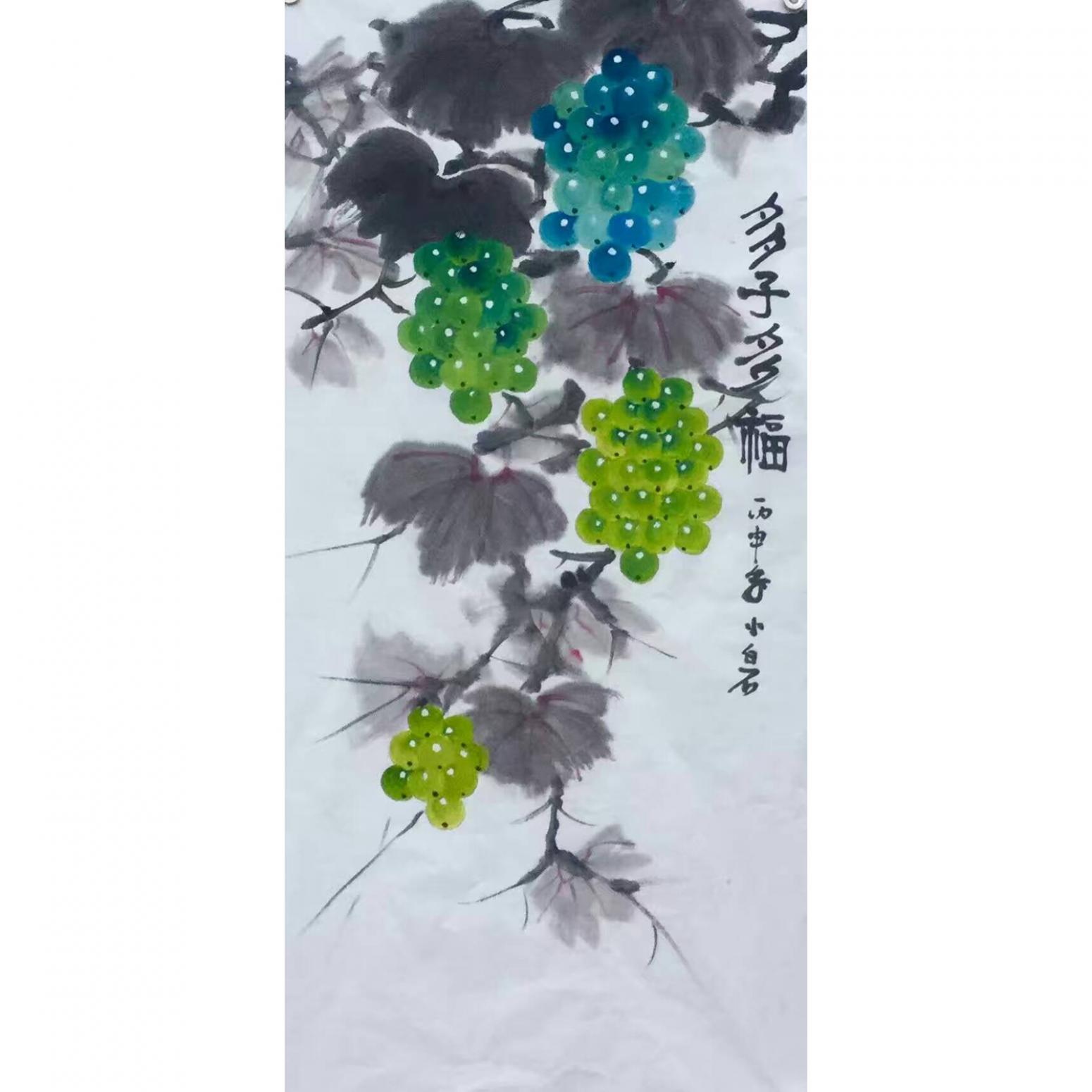 邢华林国画作品《【多子多福3】作者邢华林》