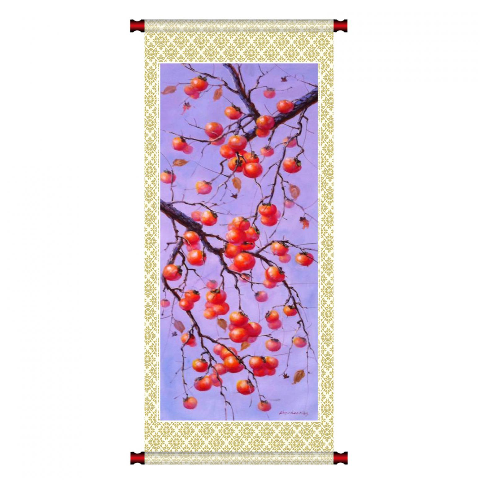 凌振宁油画作品《【丰收图】作者凌振宁》【图1】