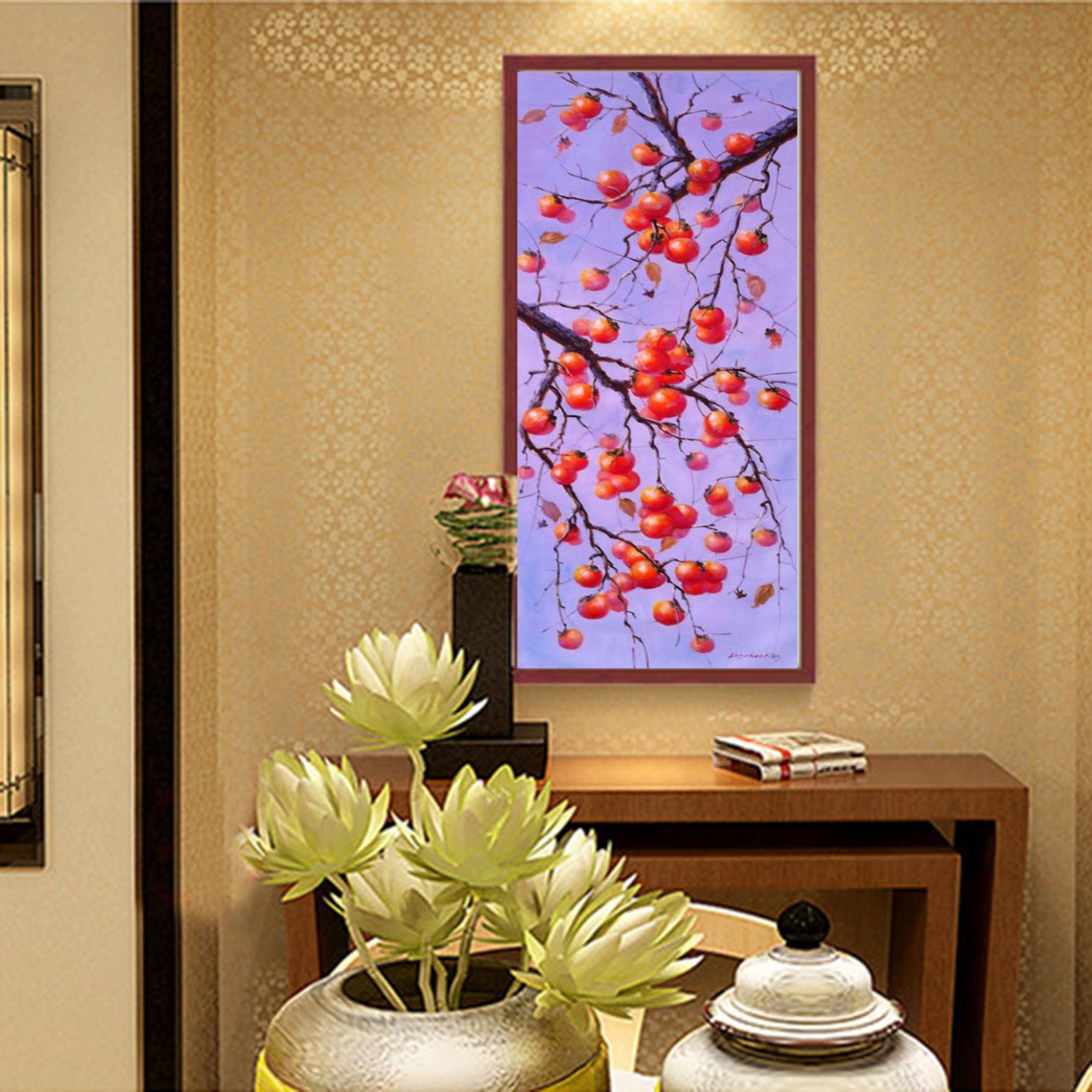 凌振宁油画作品《【丰收图】作者凌振宁》【图3】