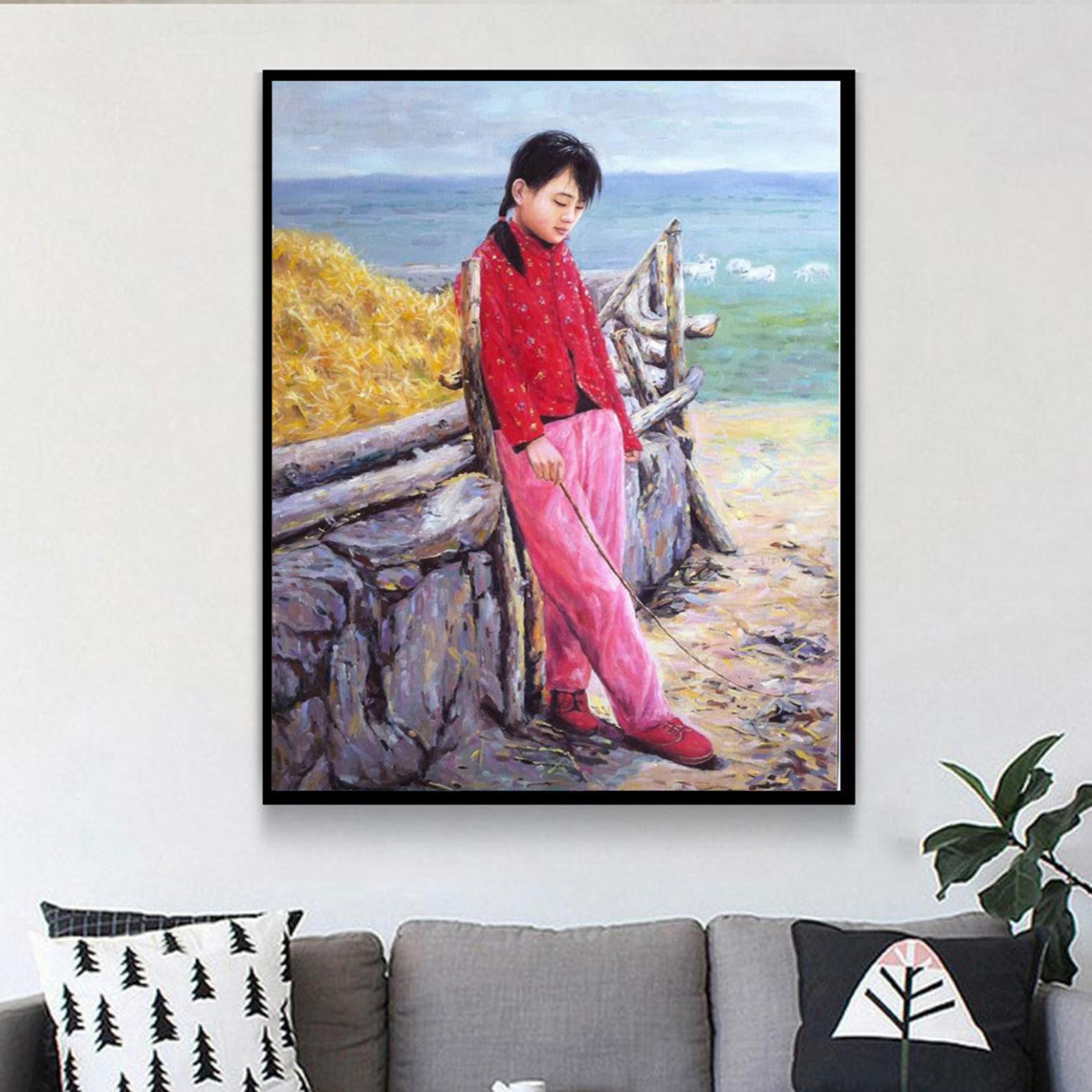 凌振宁油画作品《【回忆】作者凌振宁》【图3】