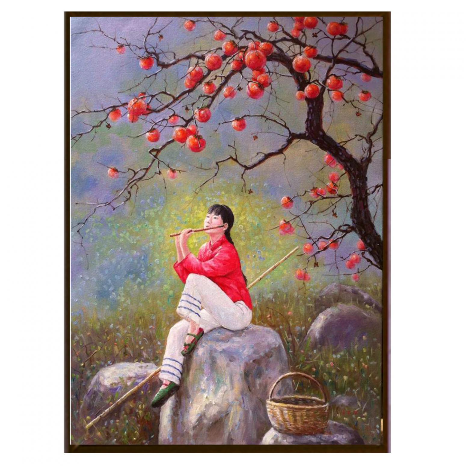 凌振宁油画作品《【喜庆融乐】作者凌振宁》【图2】