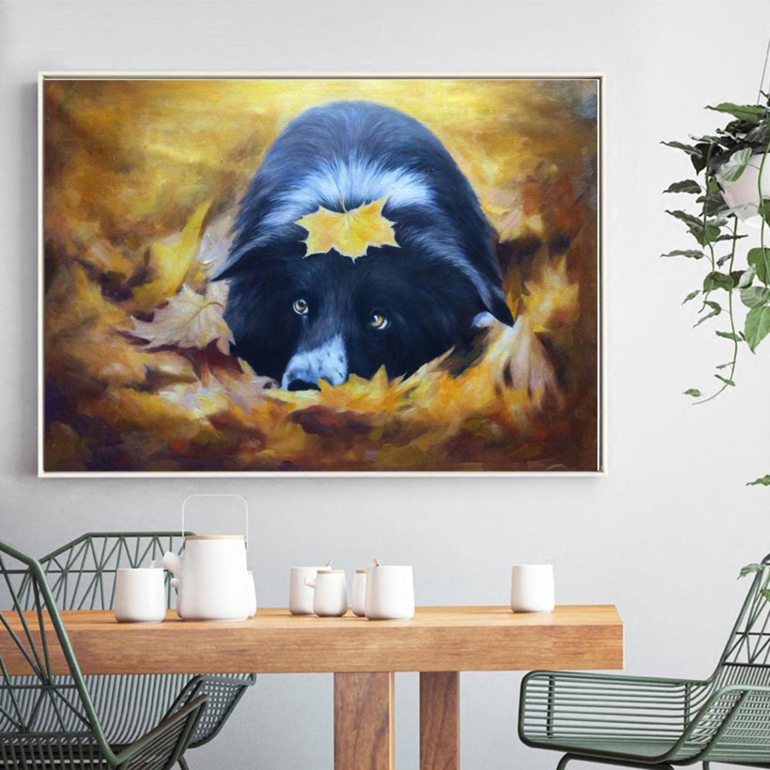 凌振宁油画作品《【动物 油画】作者凌振宁》【图3】