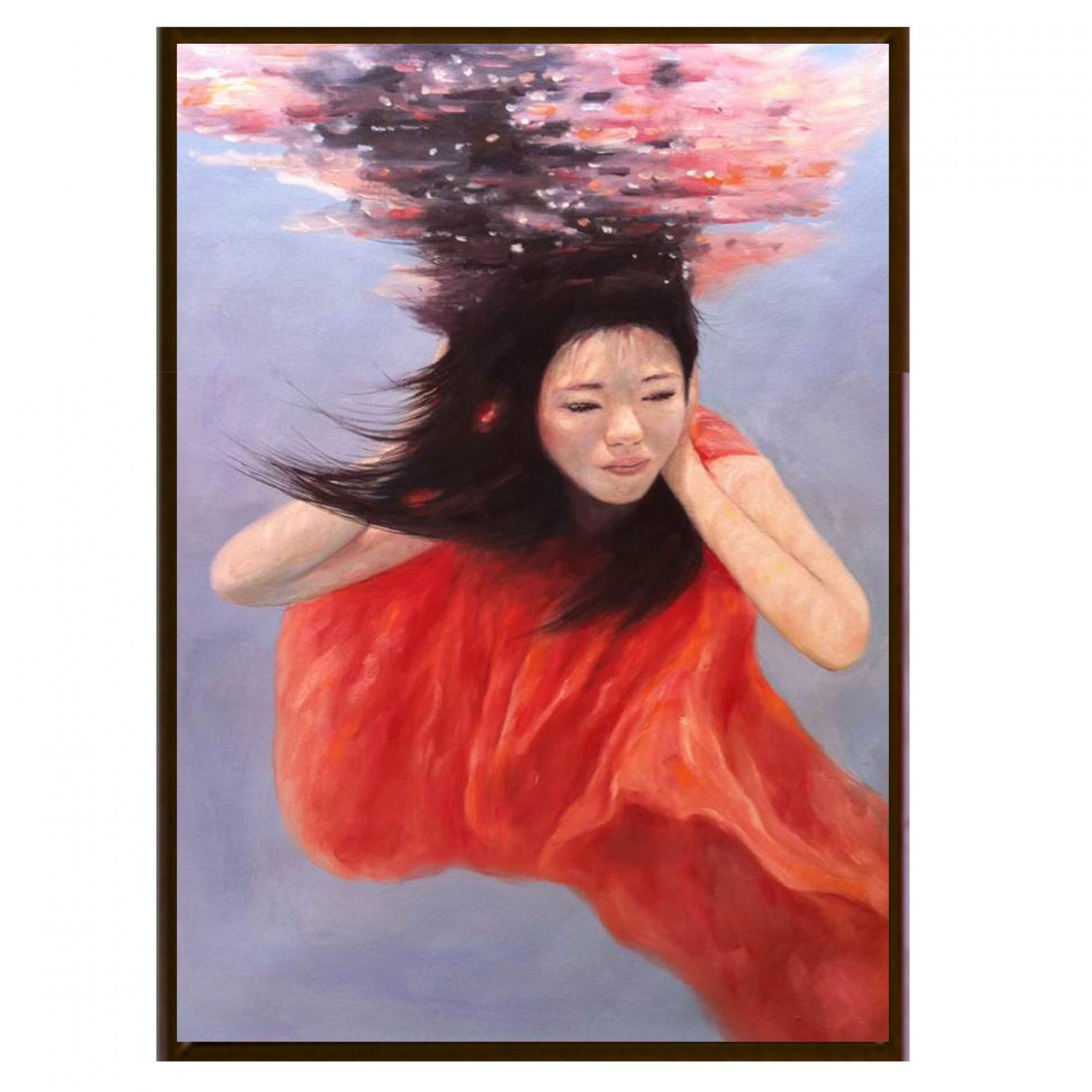 凌振宁油画作品《【人物油画1】作者凌振宁》【图2】