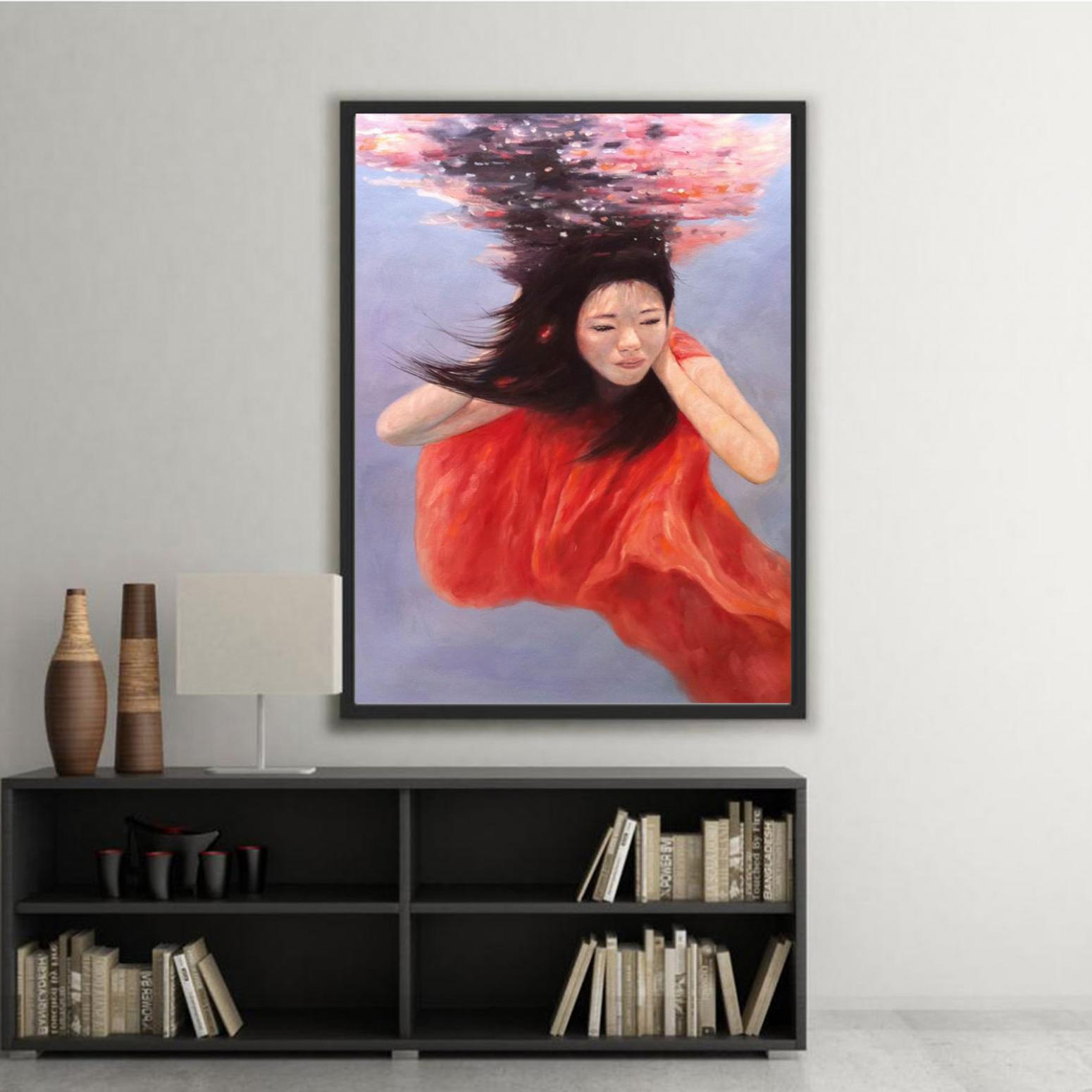 凌振宁油画作品《【人物油画1】作者凌振宁》【图3】