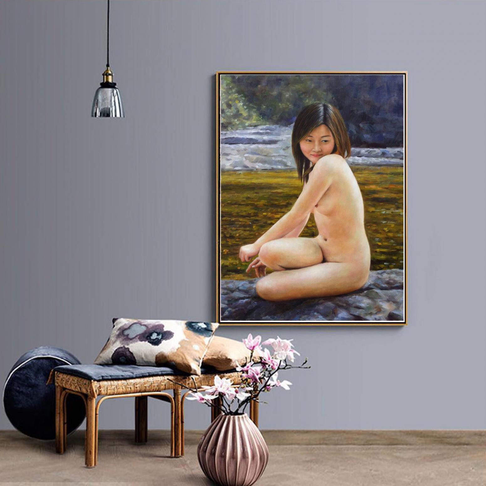 凌振宁油画作品《【人物油画3】作者凌振宁》【图3】