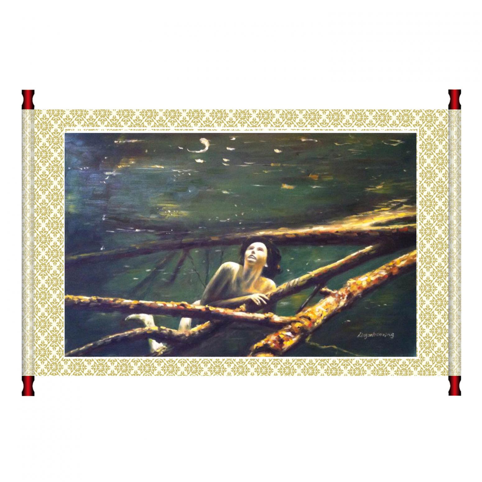 凌振宁油画作品《【人物油画4】作者凌振宁》【图1】