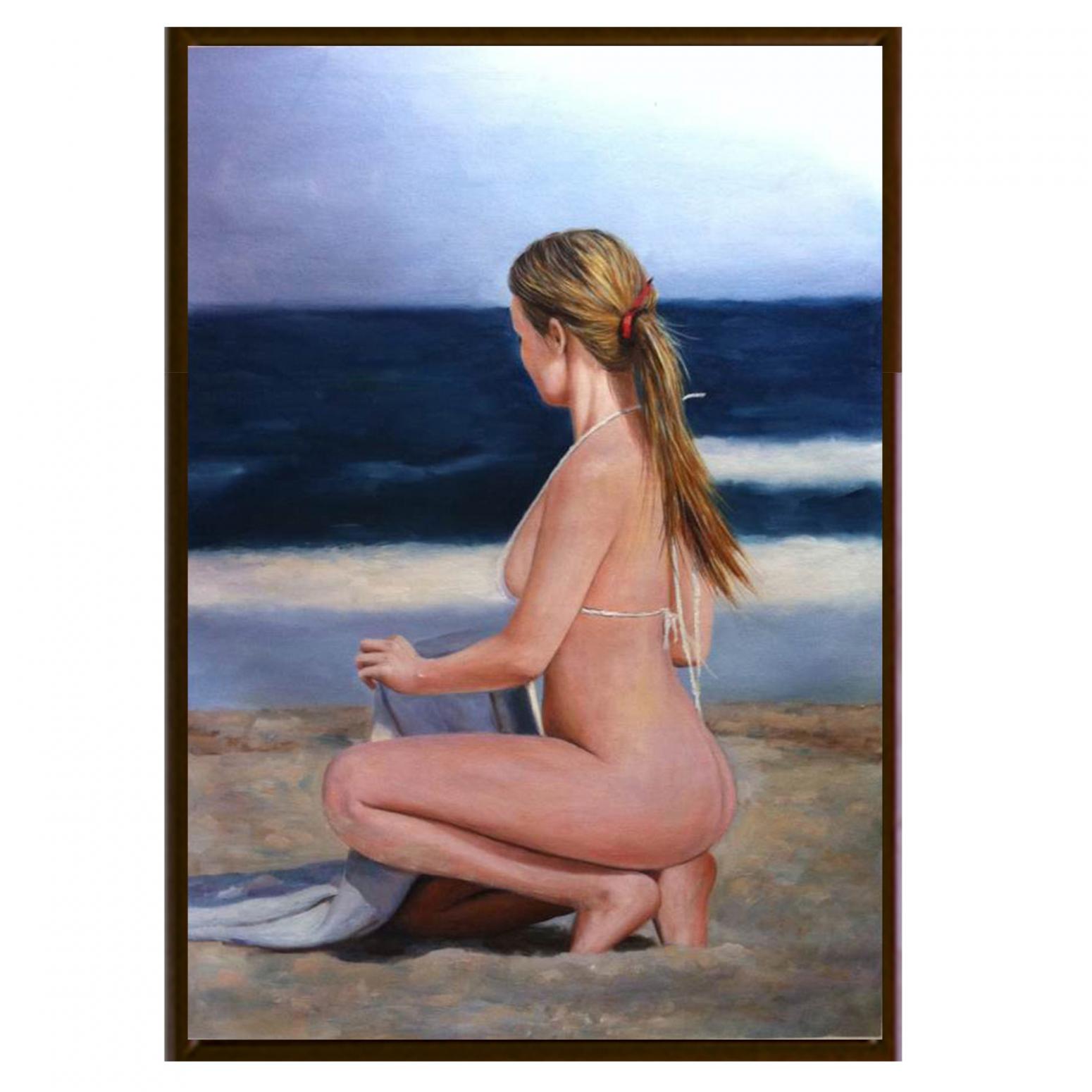 凌振宁油画作品《【人物油画5】作者凌振宁》【图2】