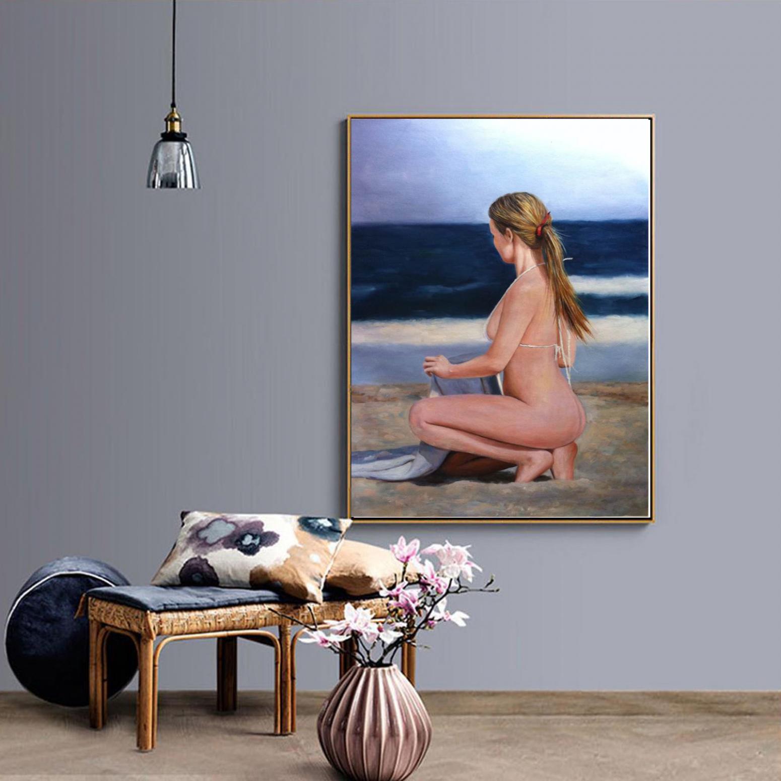 凌振宁油画作品《【人物油画5】作者凌振宁》【图3】