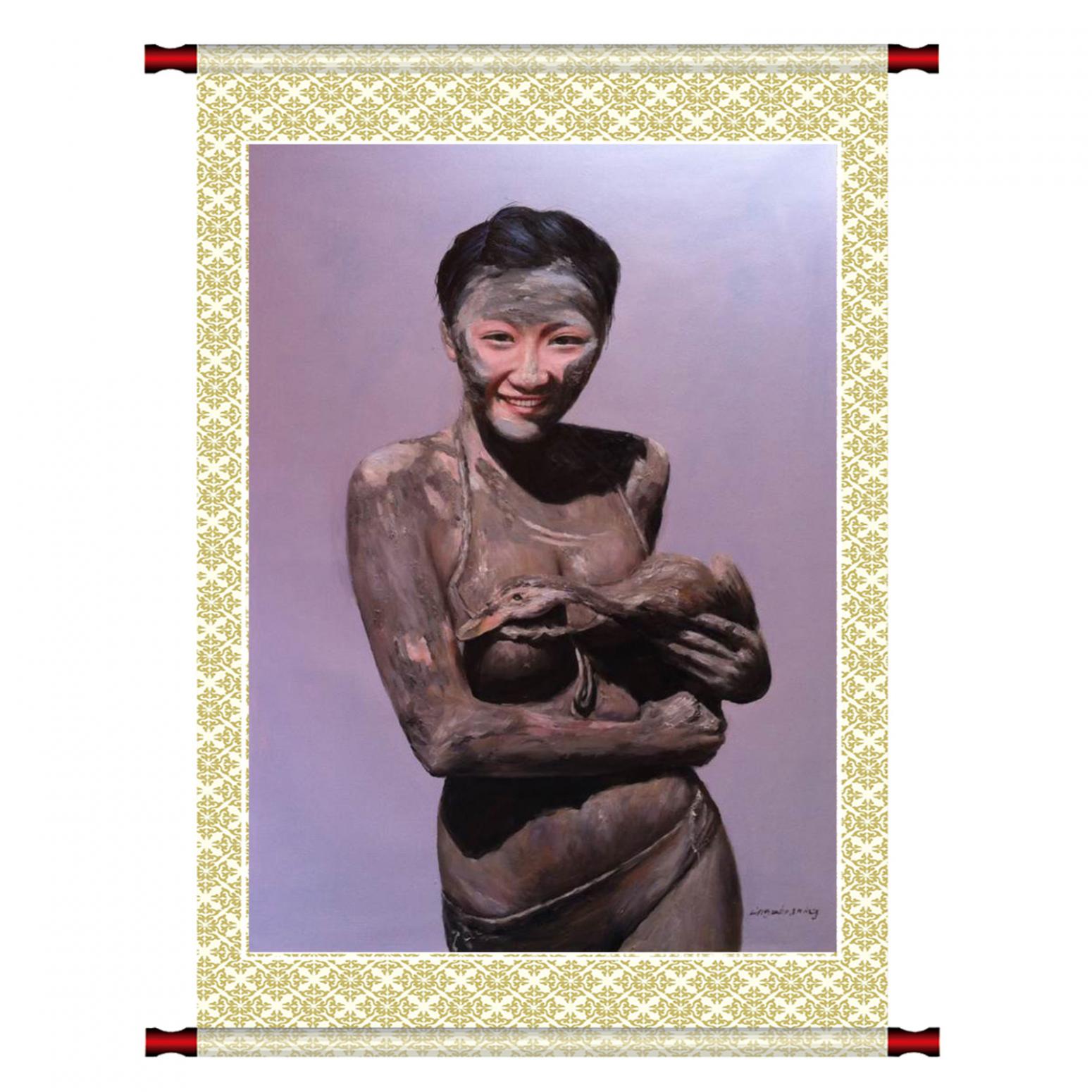 凌振宁油画作品《【人物油画6】作者凌振宁》【图1】