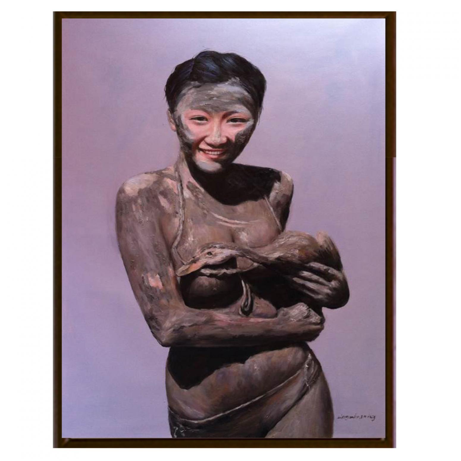 凌振宁油画作品《【人物油画6】作者凌振宁》【图2】