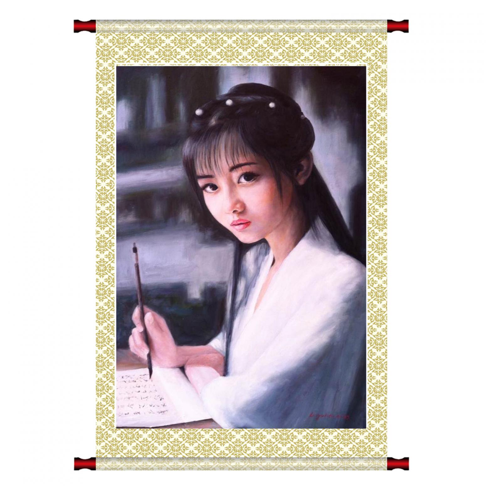 凌振宁油画作品《【人物】作者凌振宁》【图1】