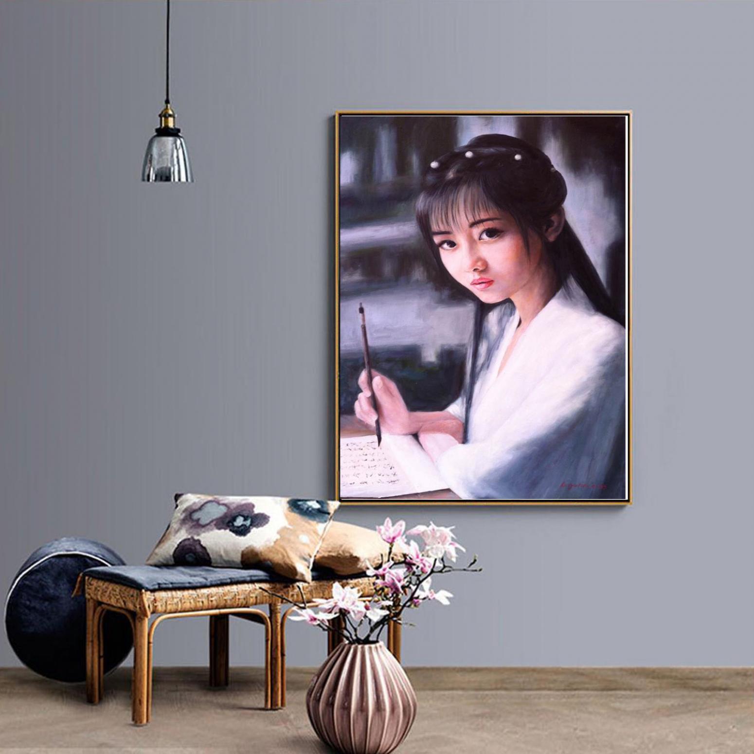 凌振宁油画作品《【人物】作者凌振宁》【图3】